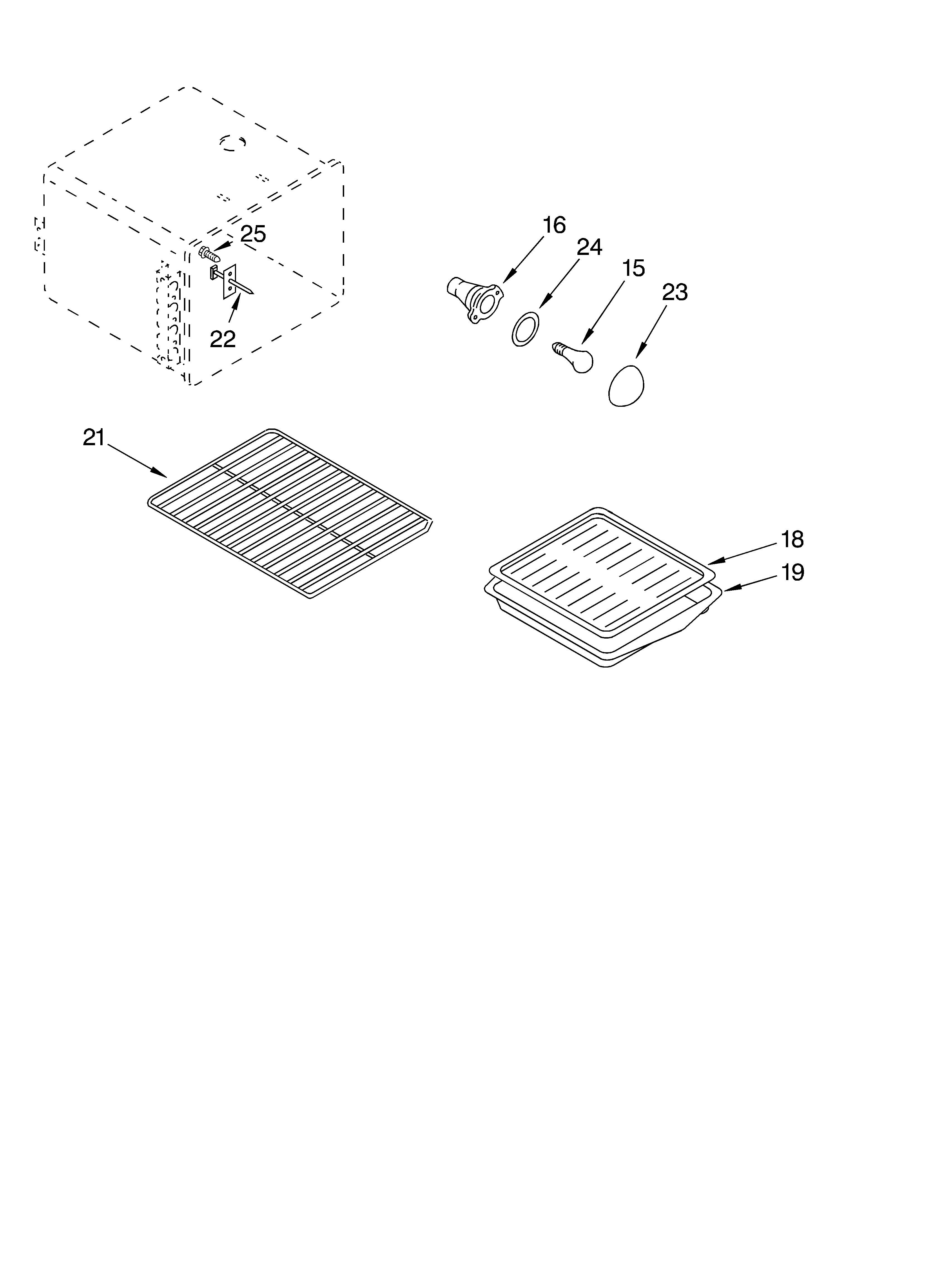 KitchenAid KGRT600HWH8 oven diagram