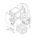 KitchenAid KERC607HBS8 oven chassis diagram