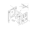 KitchenAid KERC607HBS8 rear chassis diagram