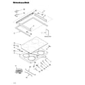 KitchenAid KESC307HBL8 cooktop/literature diagram