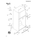 Whirlpool GR2SHTXKL02 cabinet/literature diagram