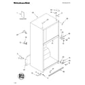 KitchenAid KTRP21KLBT01 cabinet/literature diagram