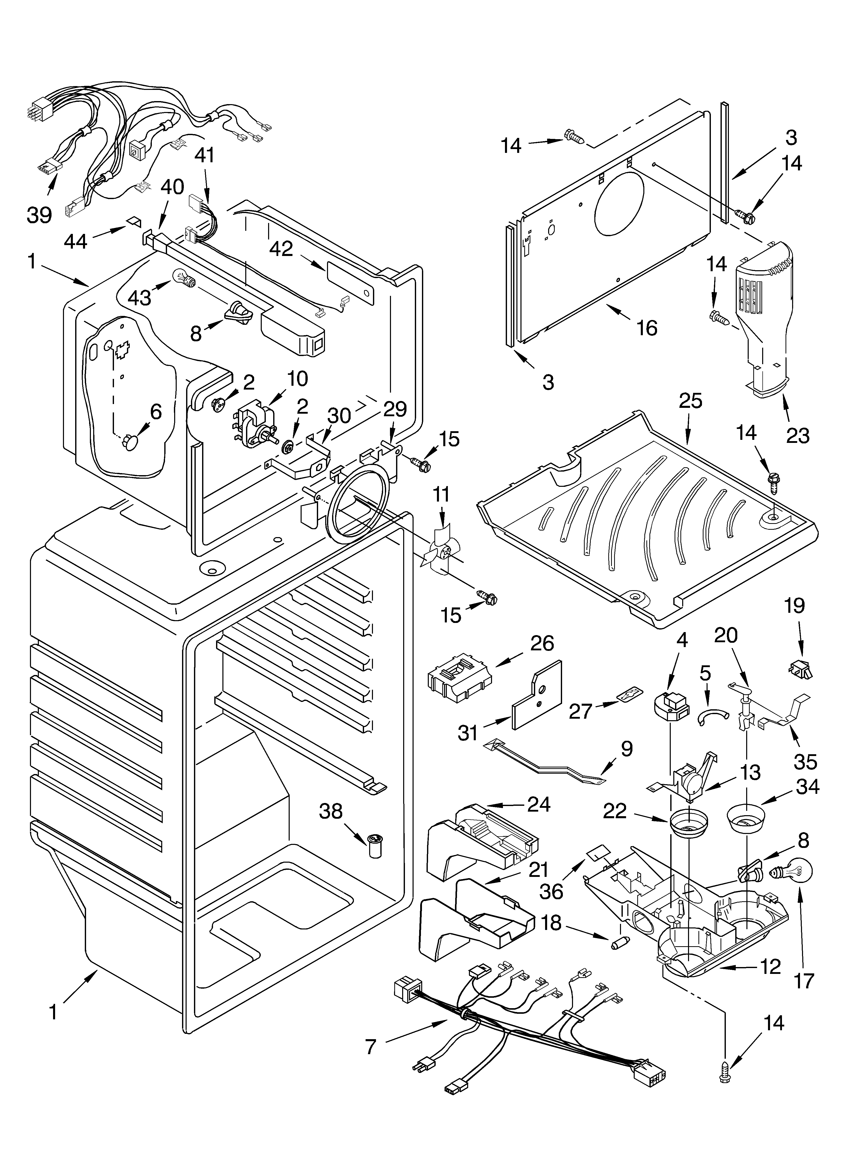 Whirlpool ET1NHMXKT02 liner diagram
