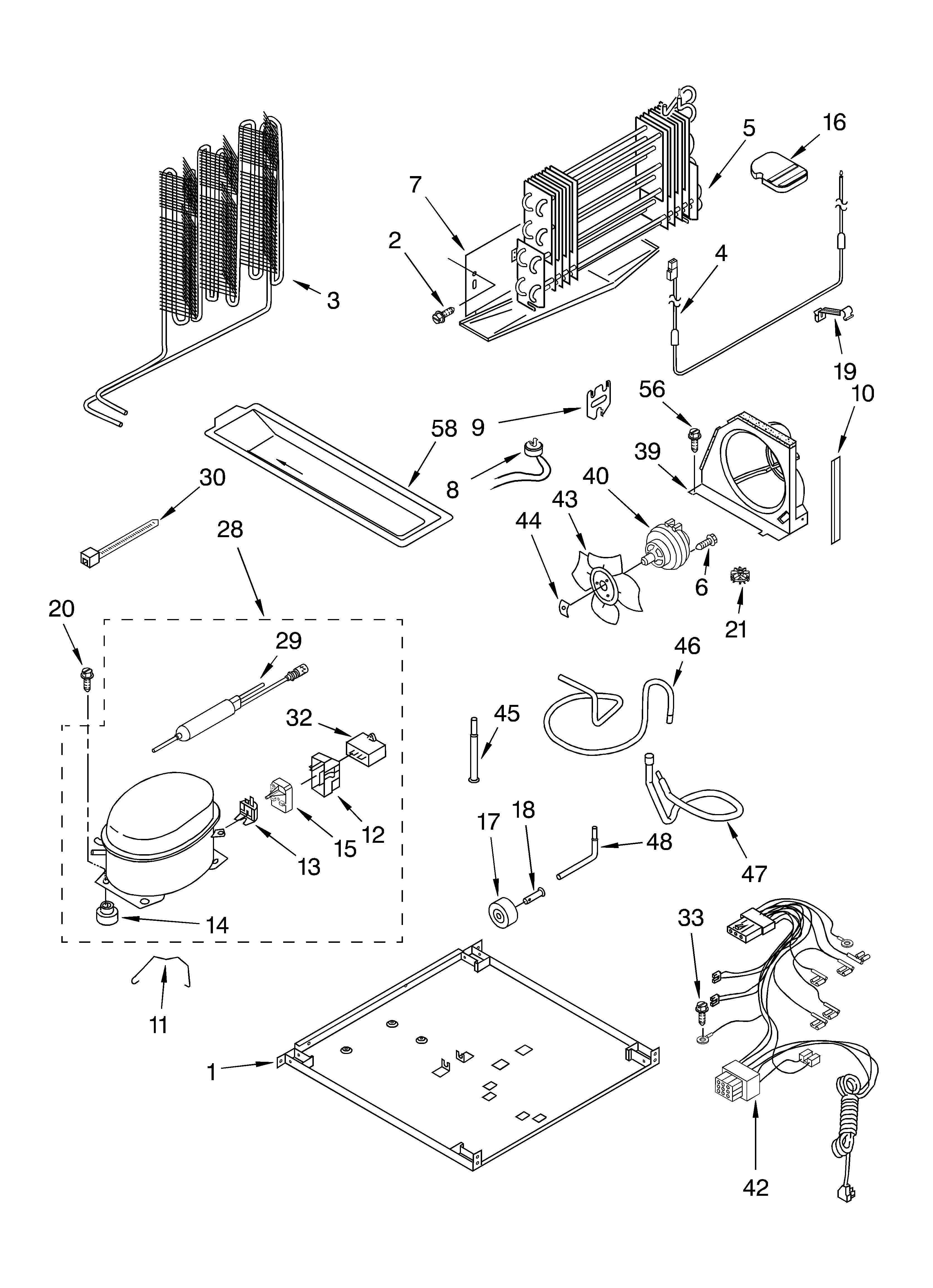 Whirlpool ET1NHMXKT02 unit diagram