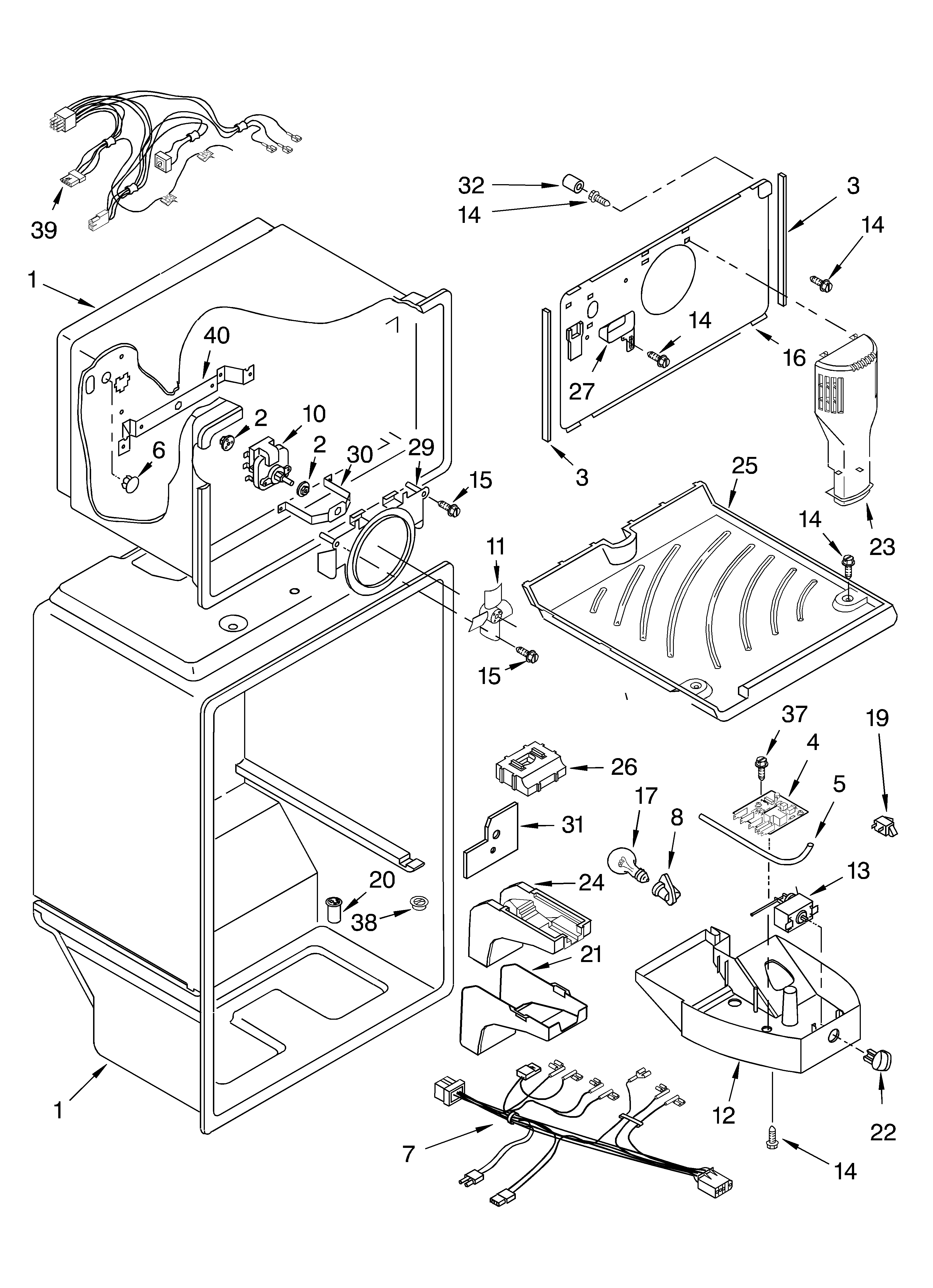 Whirlpool ET8WTEXKT02 liner diagram