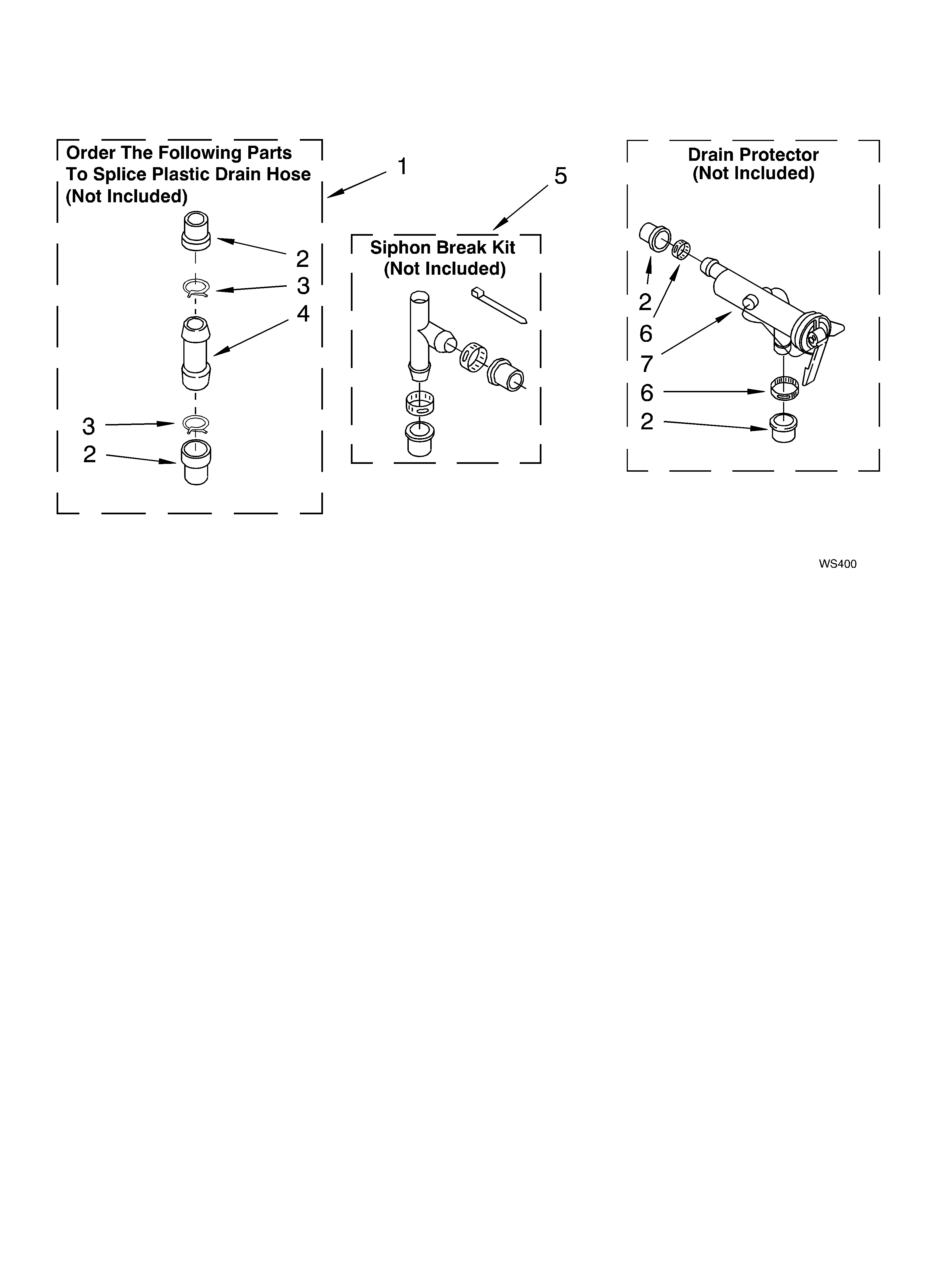 Whirlpool CAM2762KQ0 water system diagram