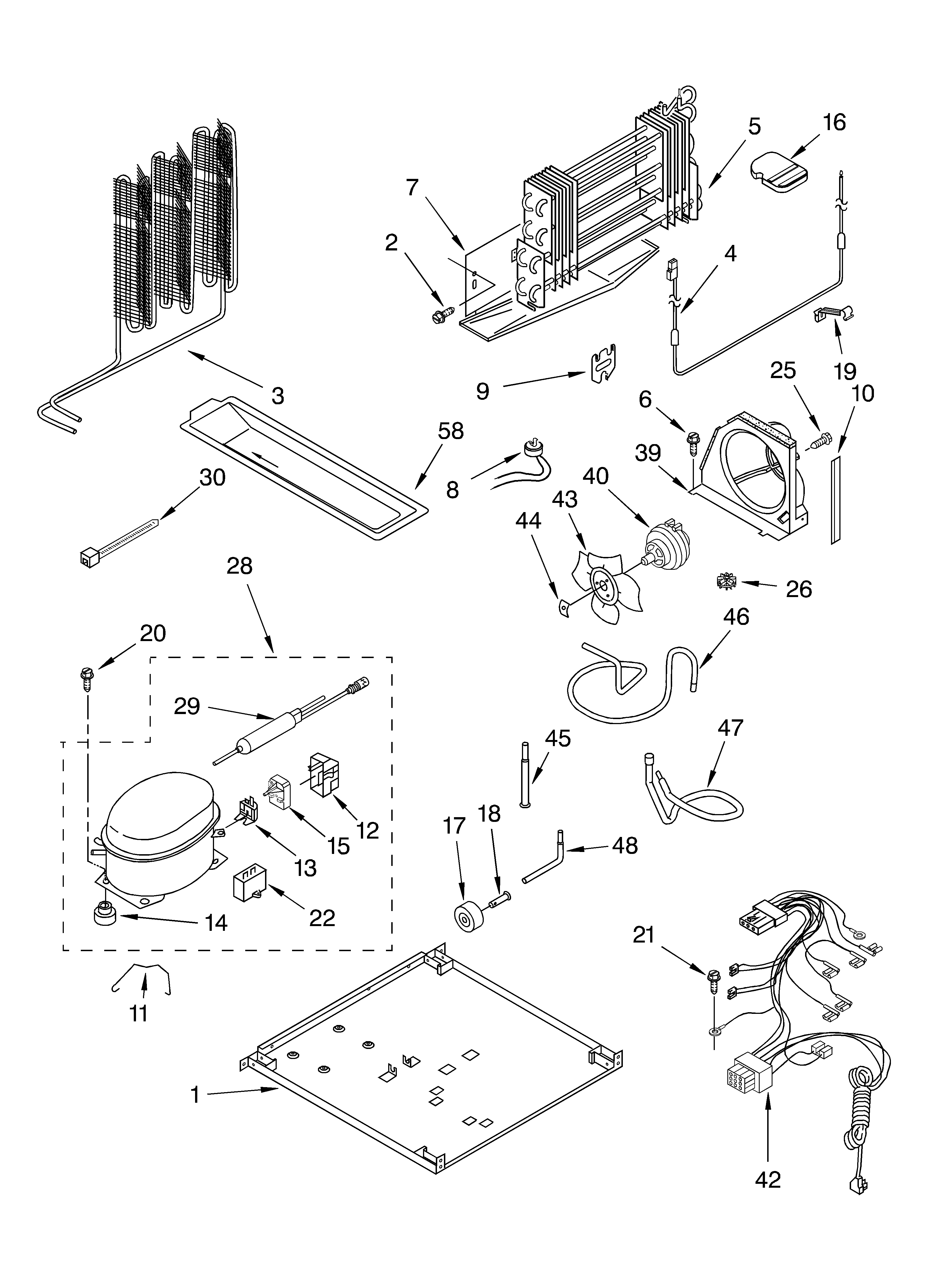 Whirlpool ET1WTKXKQ07 unit diagram