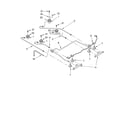 KitchenAid KGST300HBL8 cooktop burner diagram