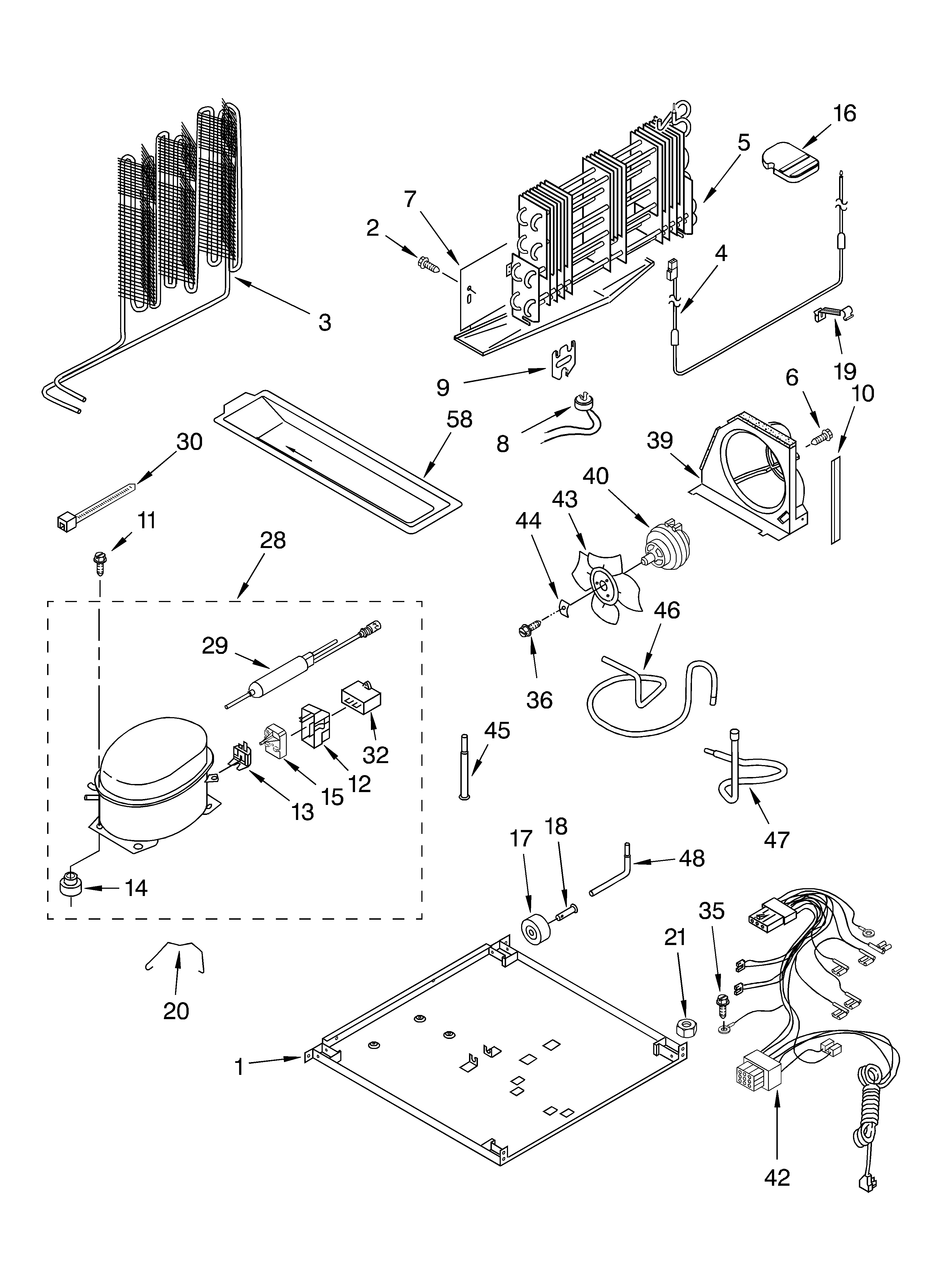 Roper RT18AKXKT02 unit/optional diagram