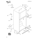 Whirlpool ET1WTKXKQ02 cabinet/literature diagram