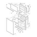 Whirlpool ET1WTKXKQ02 door diagram