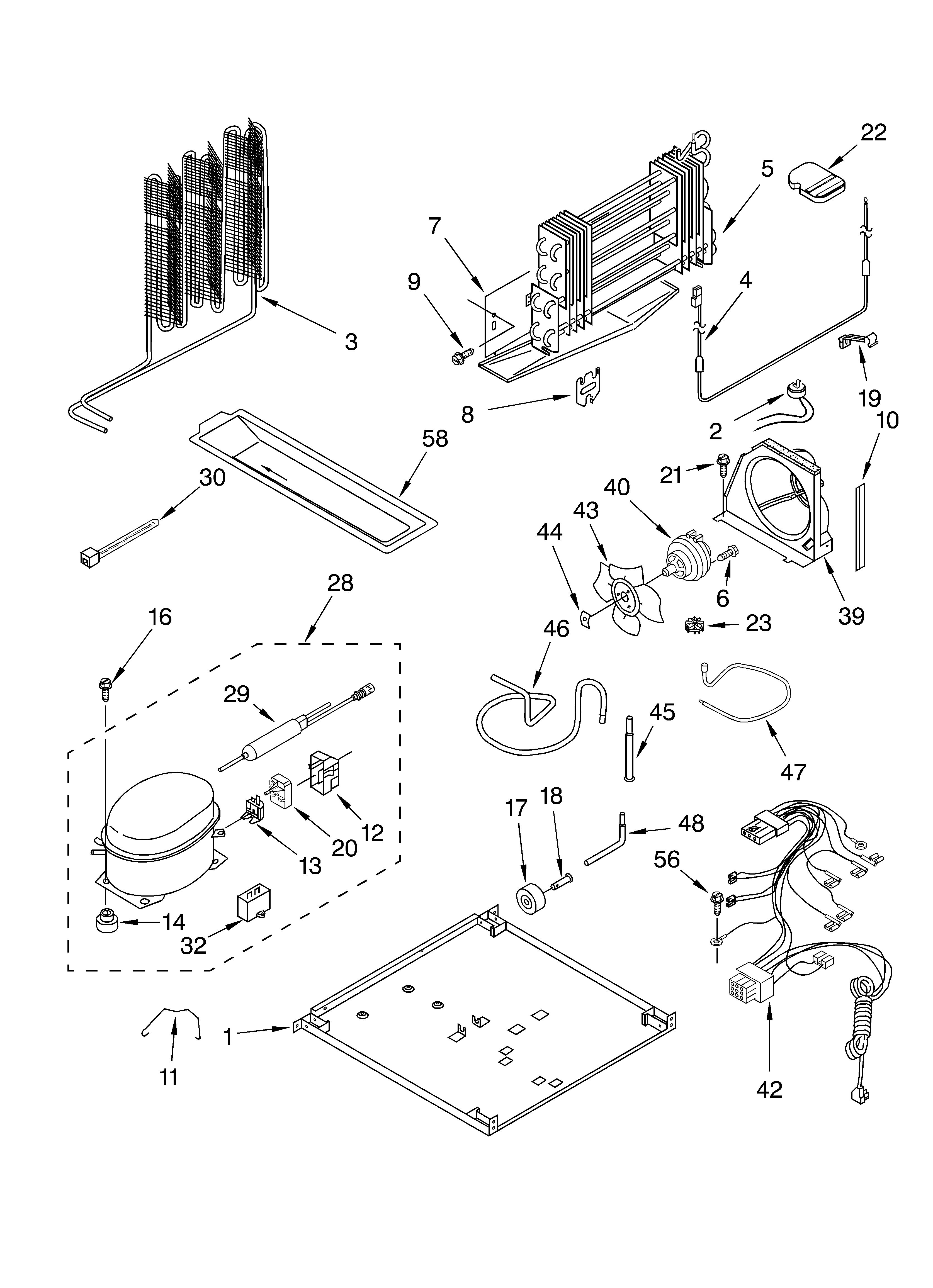 KitchenAid KTRC22KKSS02 unit diagram