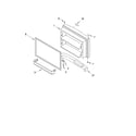 KitchenAid KTRC22KKSS02 freezer door/optional diagram