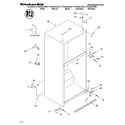 KitchenAid KTRA22ELBT01 cabinet/literature diagram