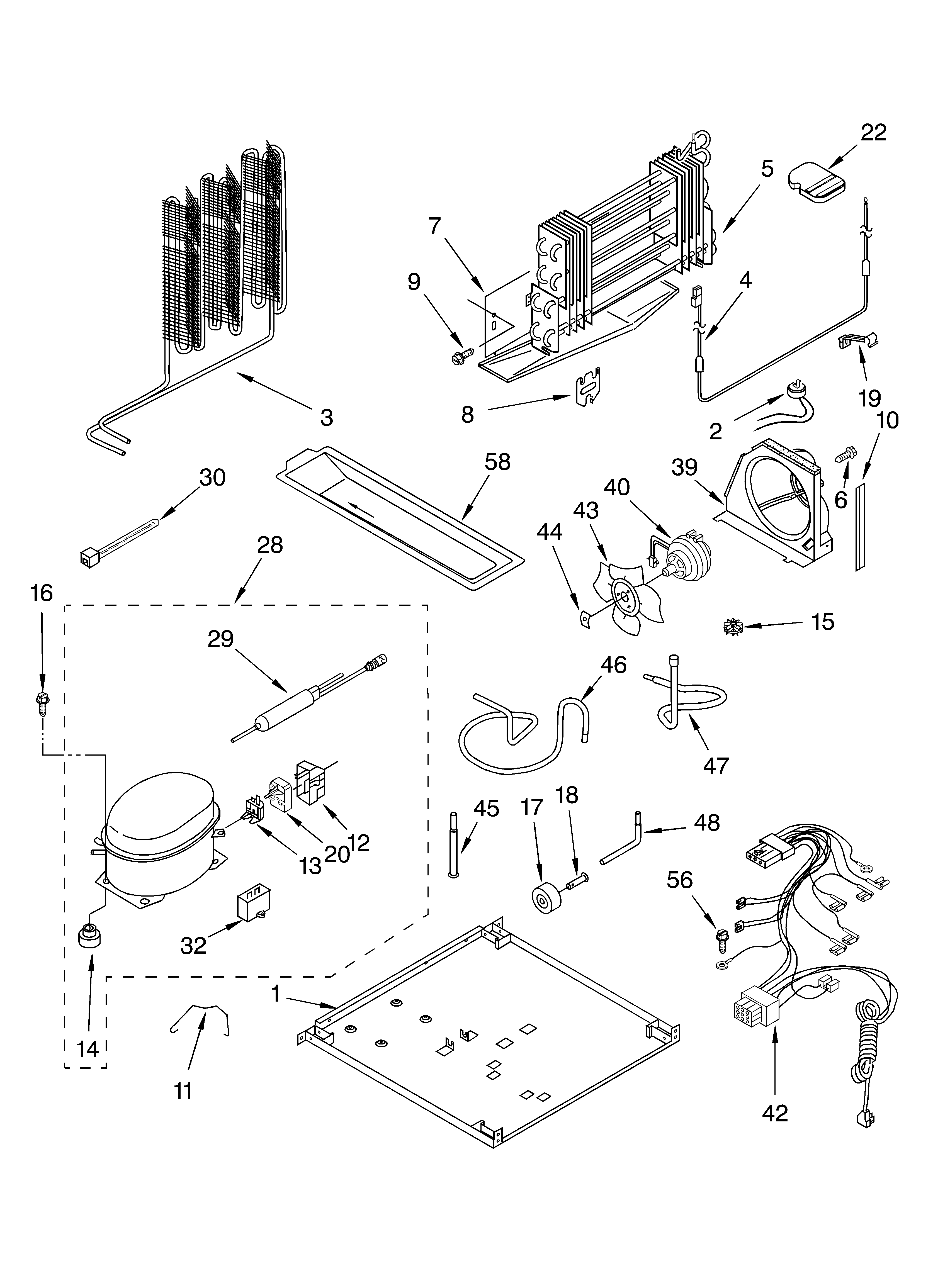 KitchenAid KTRA22ELBT01 unit diagram