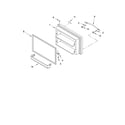 KitchenAid KTRA22ELBT01 freezer door diagram