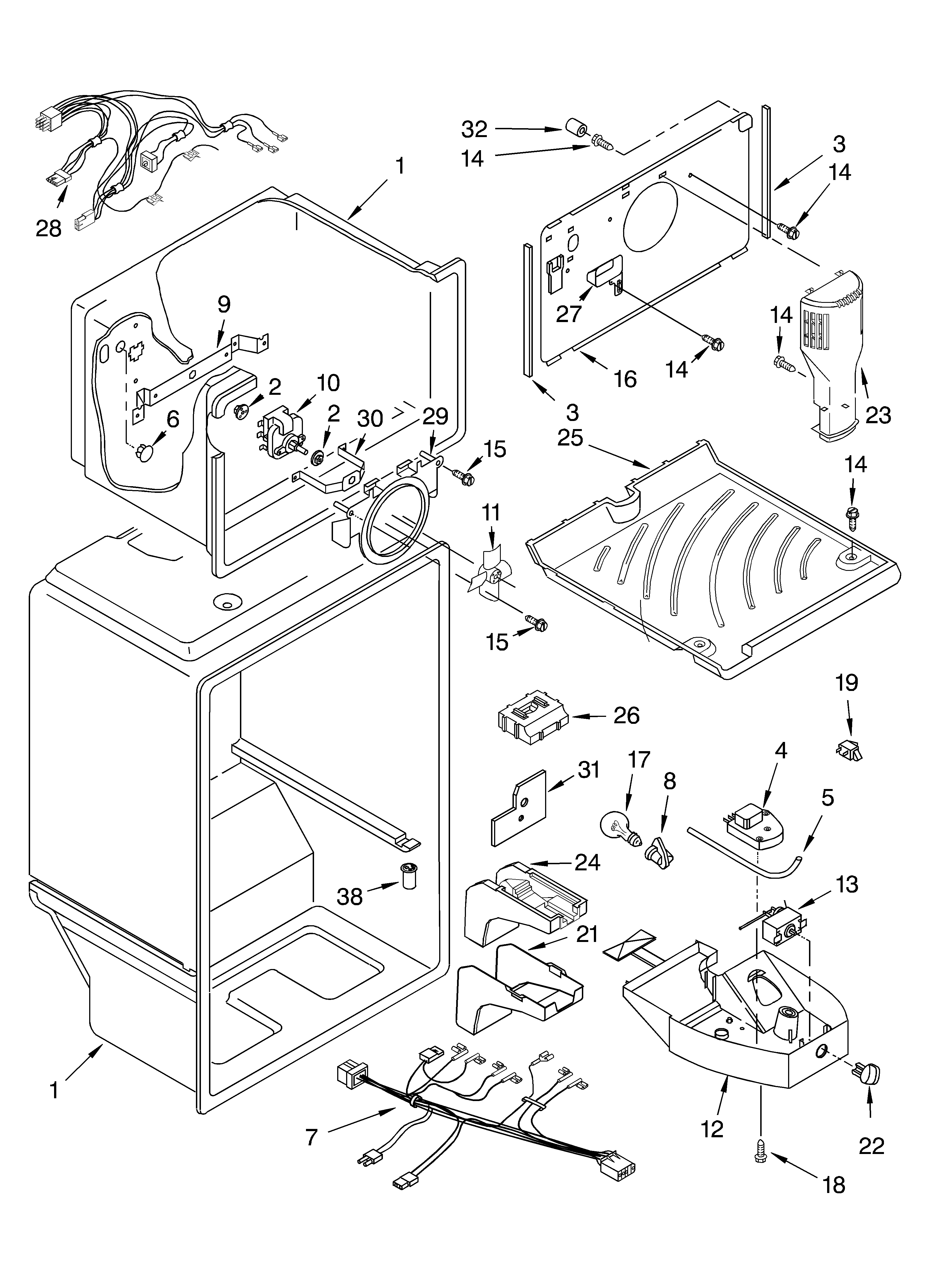 Estate TT21AKXKT02 liner diagram