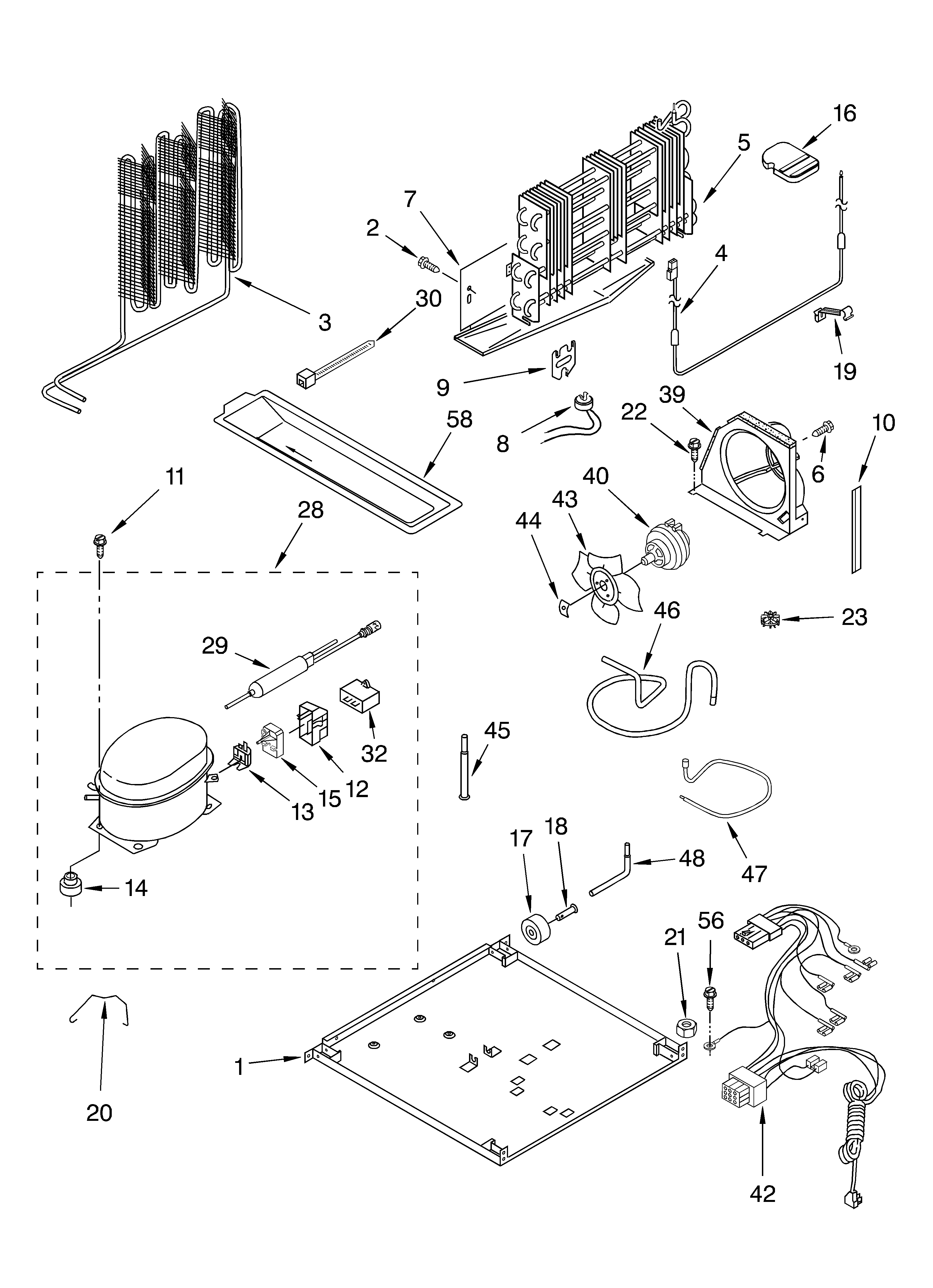 Roper RT21AKXKT02 unit/optional diagram