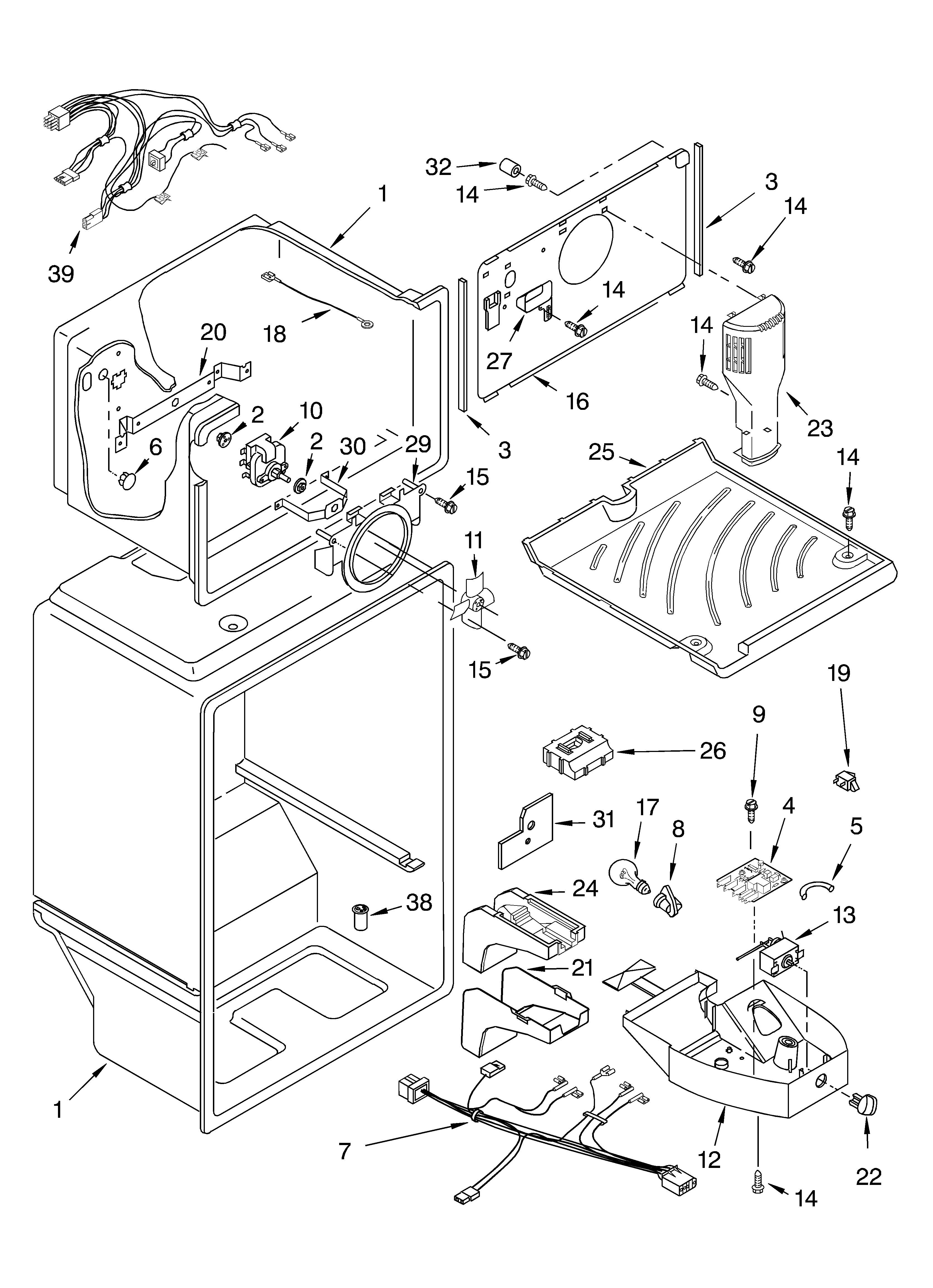 Estate TT18HPXLQ01 liner diagram