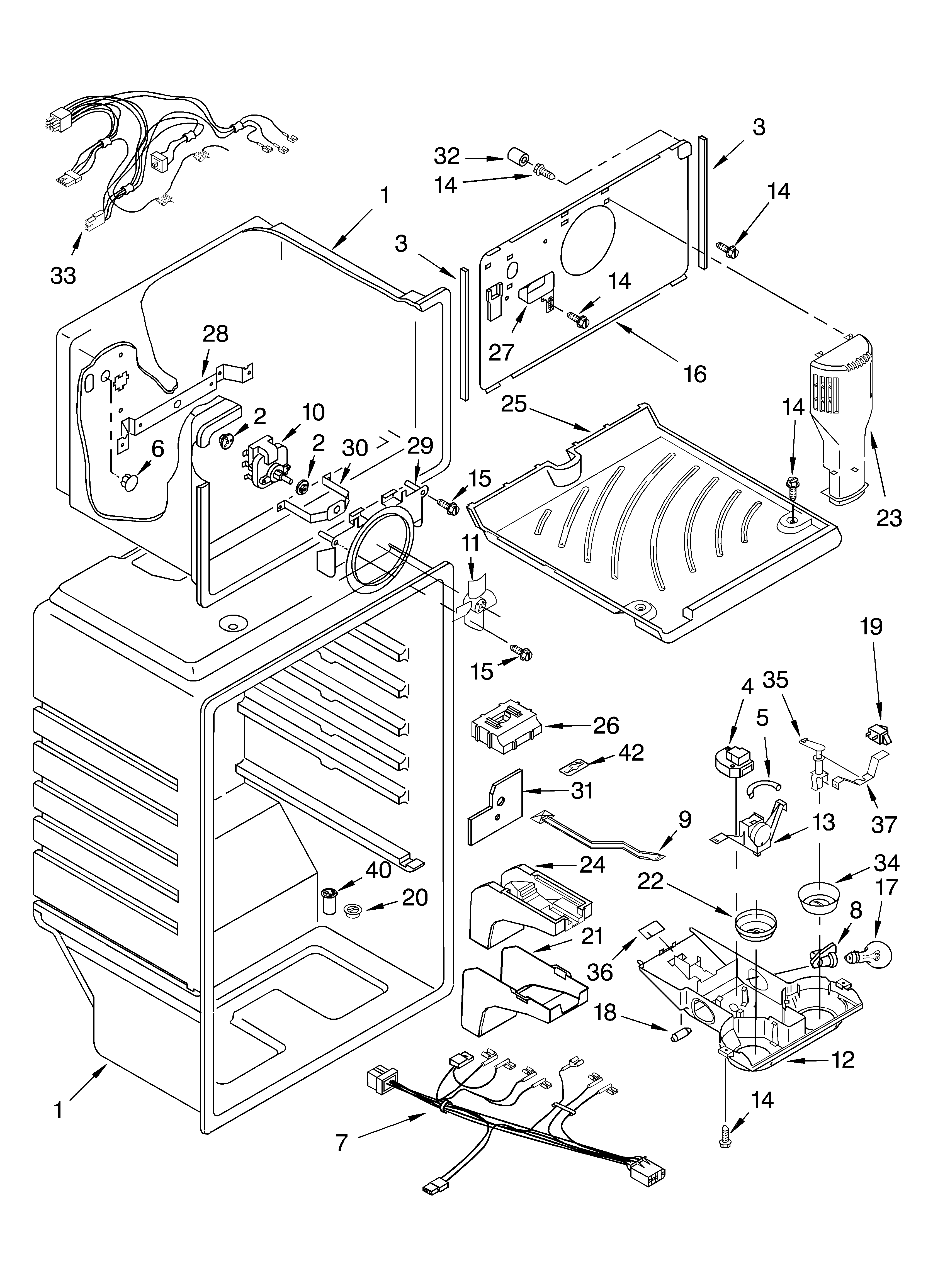 Whirlpool ET8CHKXKQ02 liner diagram