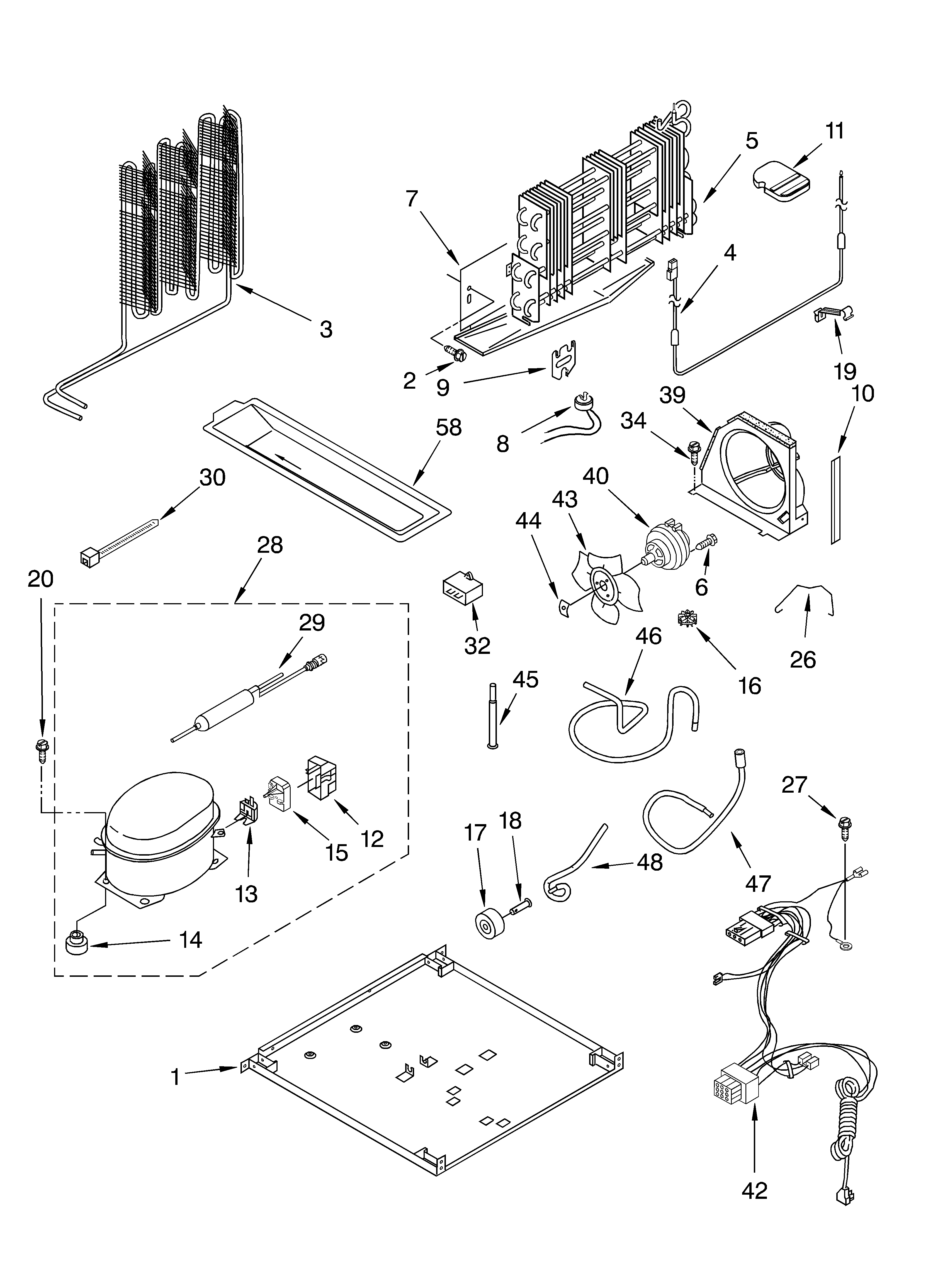 Whirlpool ET8CHKXKQ02 unit diagram