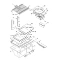 Whirlpool ET8CHKXKQ02 shelf/optional diagram