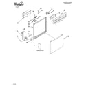 Whirlpool DU940PWKB1 frame and console/literature diagram