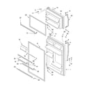 Whirlpool ET8WTKXKQ02 door diagram