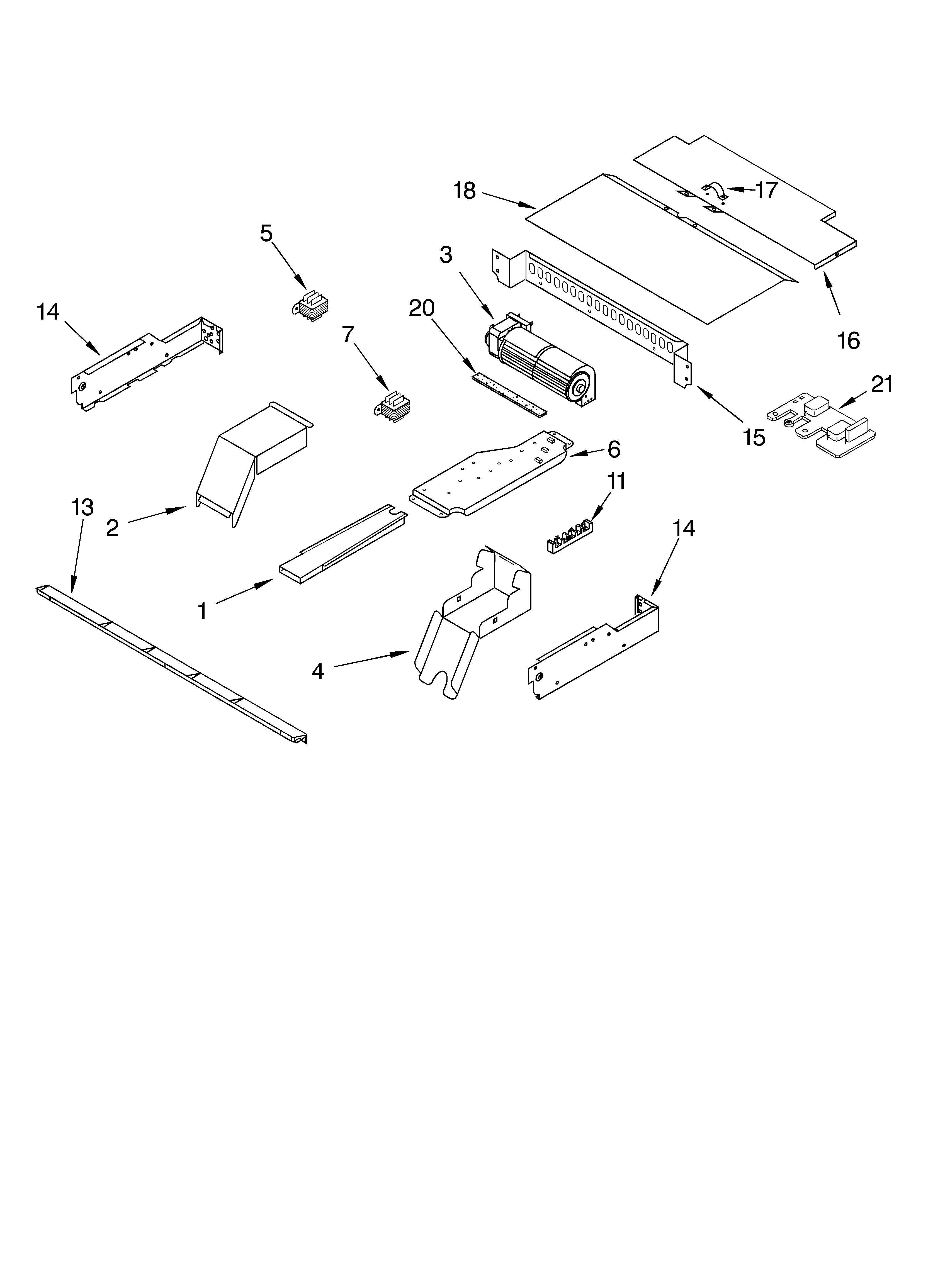 KitchenAid KEBC278KBS0 top venting diagram