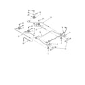 KitchenAid KGST300HBT9 cooktop burner diagram