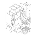 KitchenAid KGST300HBT9 oven chassis diagram