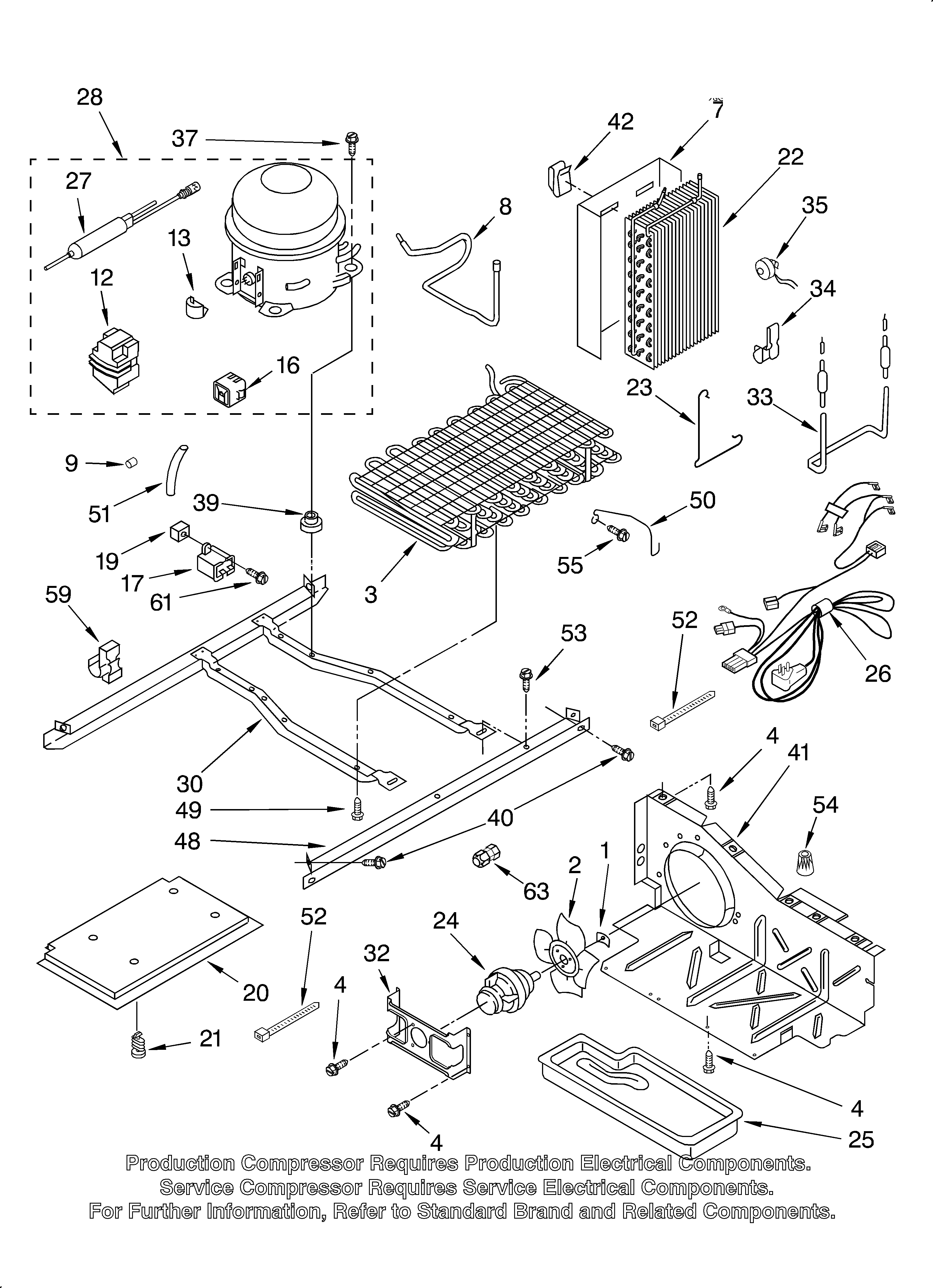 KitchenAid KSRS27IHSS00 unit diagram