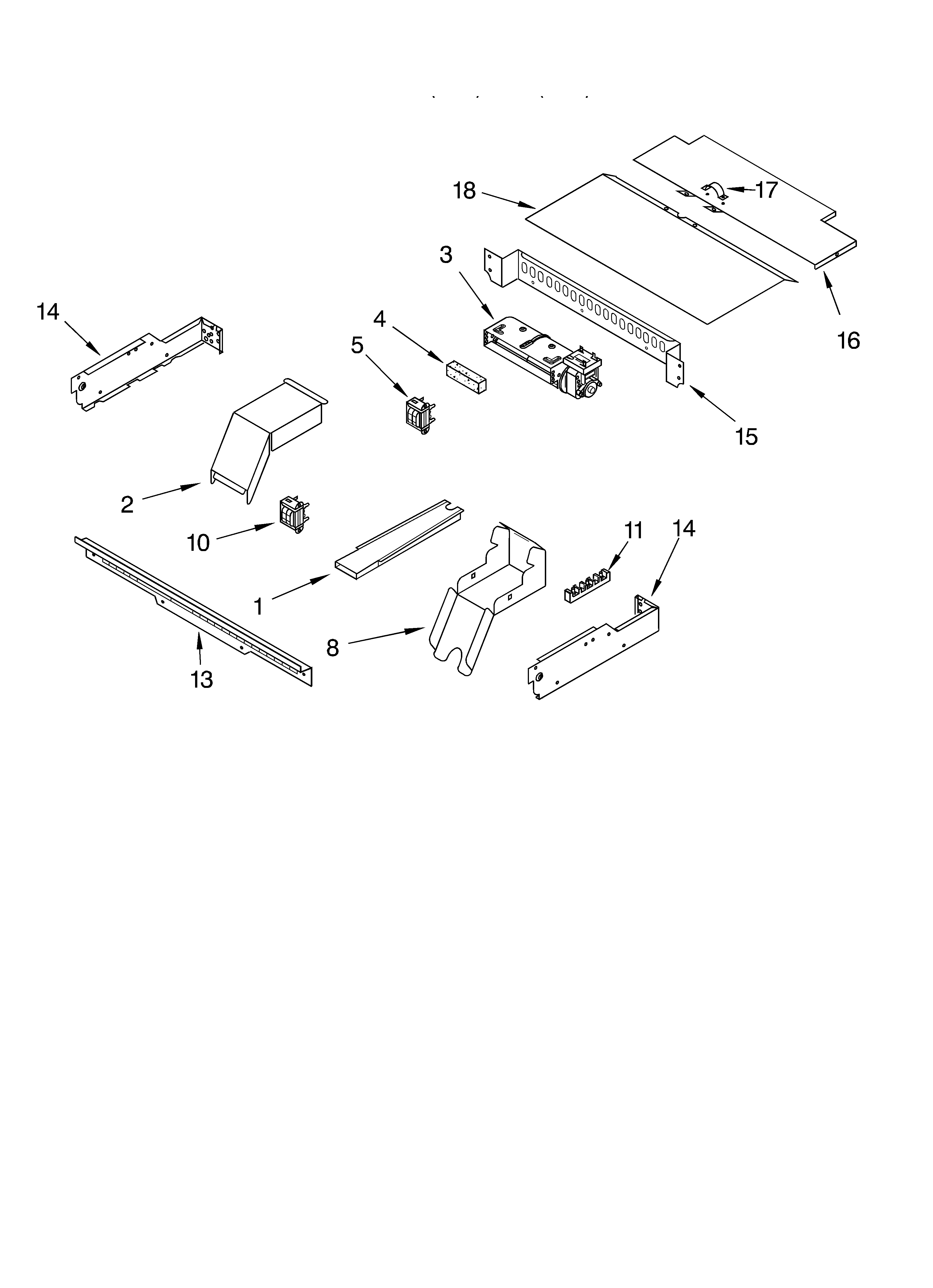 KitchenAid KEBC147KWH1 top venting/optional diagram