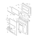 Whirlpool ER9SHKXKQ01 door diagram