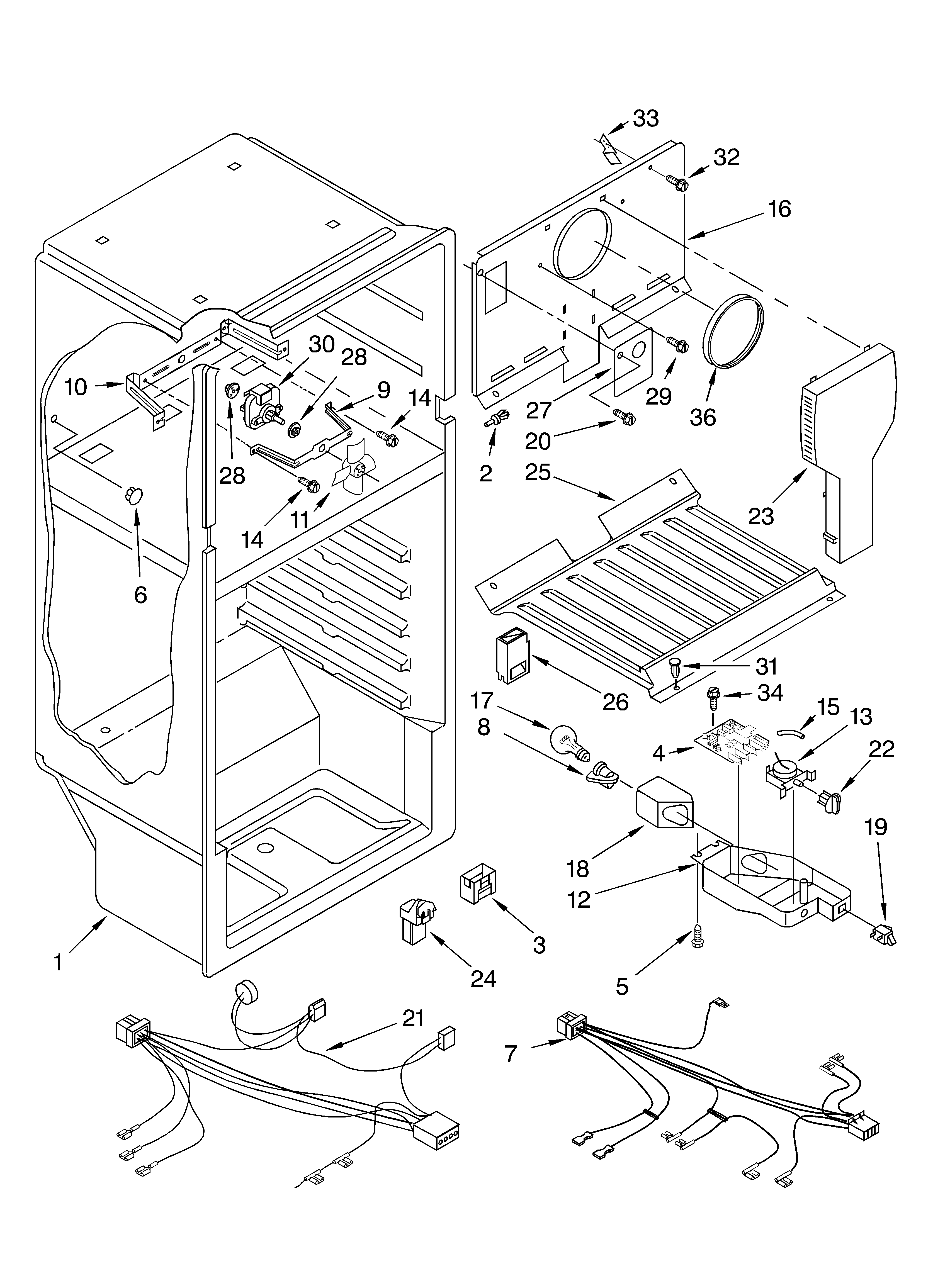 Whirlpool ET8BPKXKT00 liner diagram