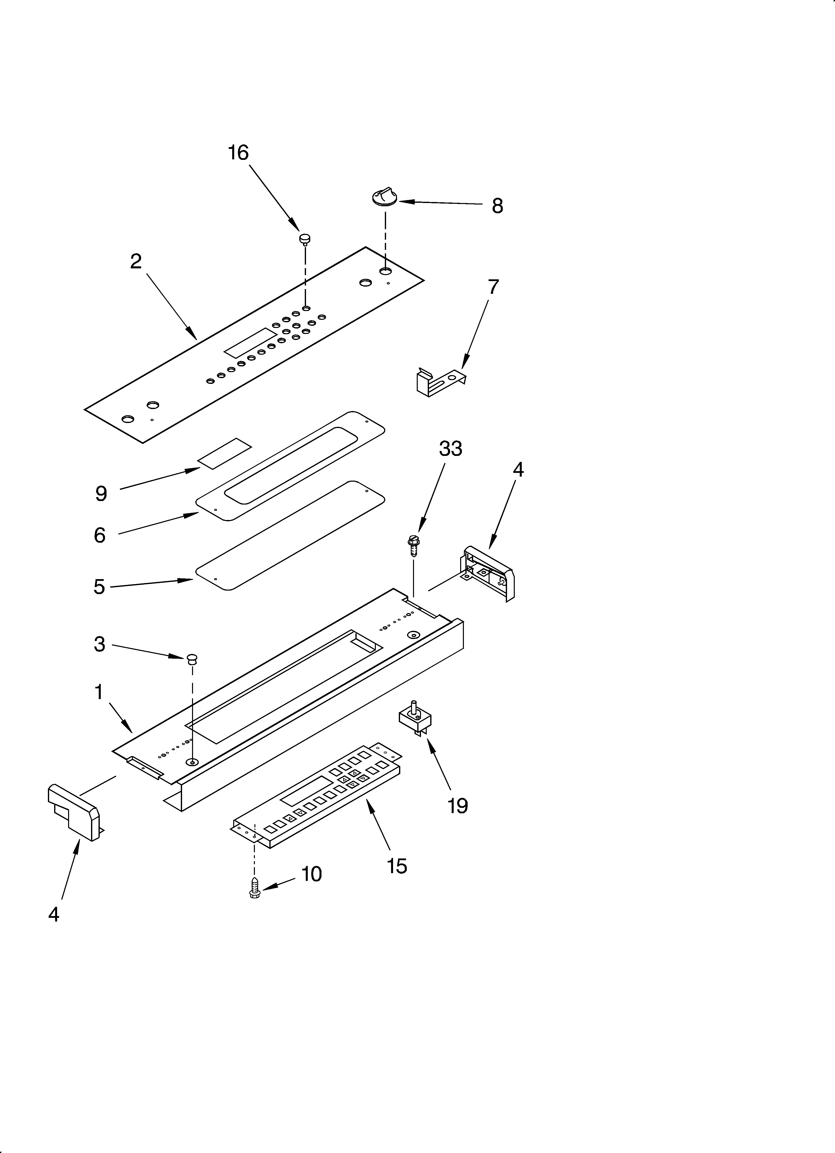 Whirlpool GY395LXGZ3 control panel diagram