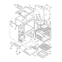 Whirlpool GW395LEGQ5 oven chassis diagram
