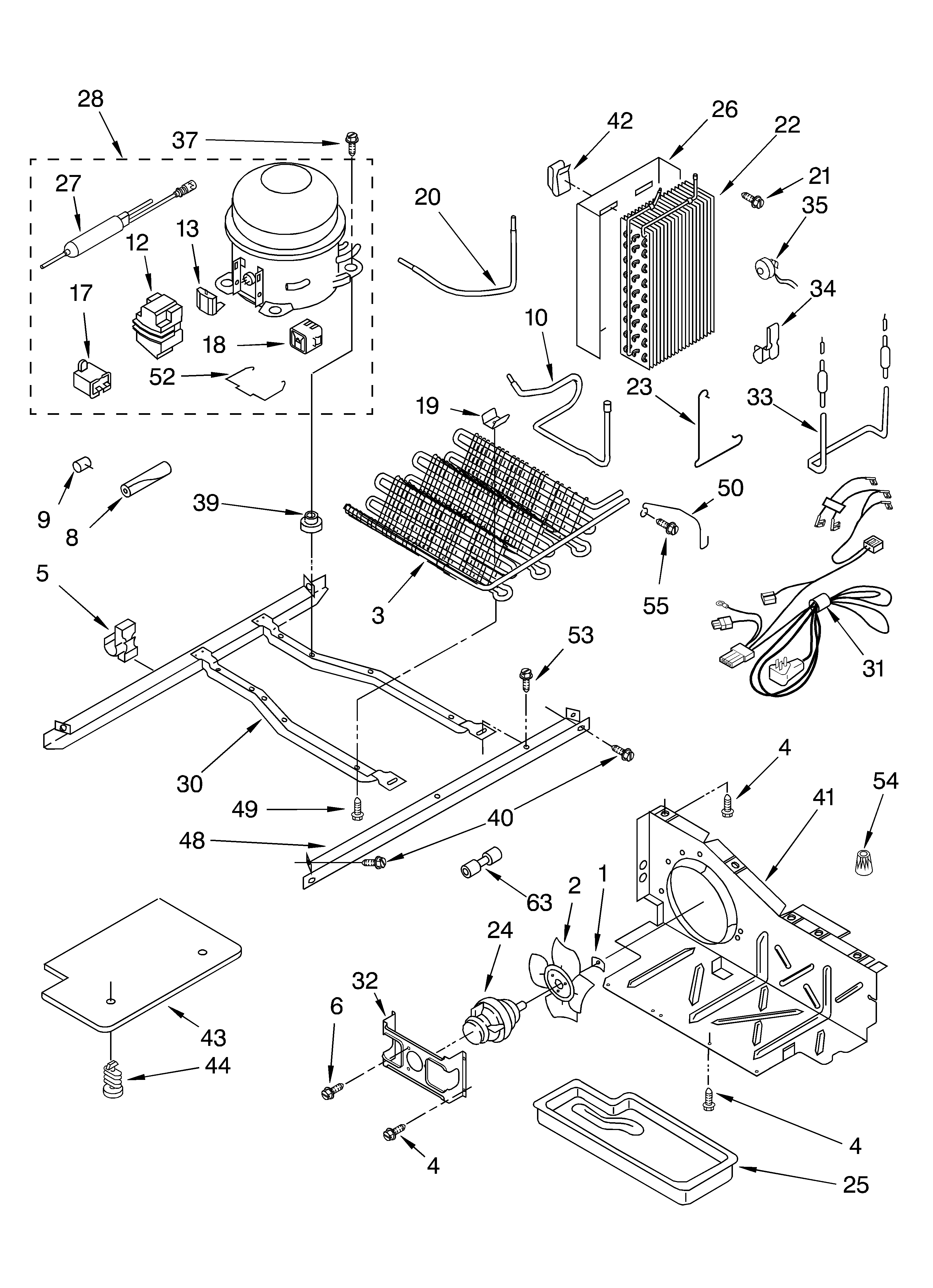 Crosley CS22AFXKT03 unit diagram