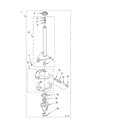 Whirlpool LBR5432LQ0 brake and drive tube diagram