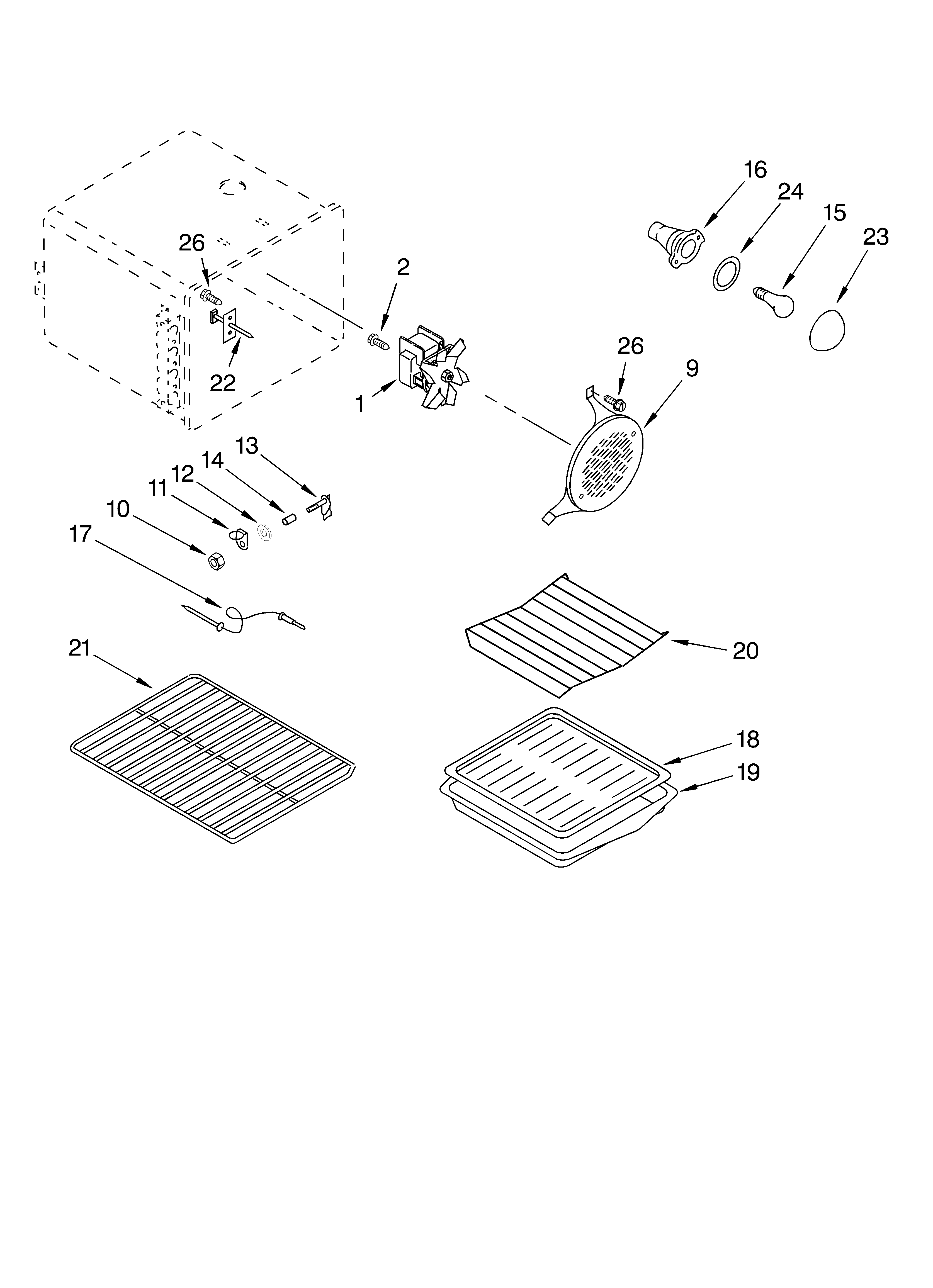 KitchenAid KGST307HBT9 oven diagram