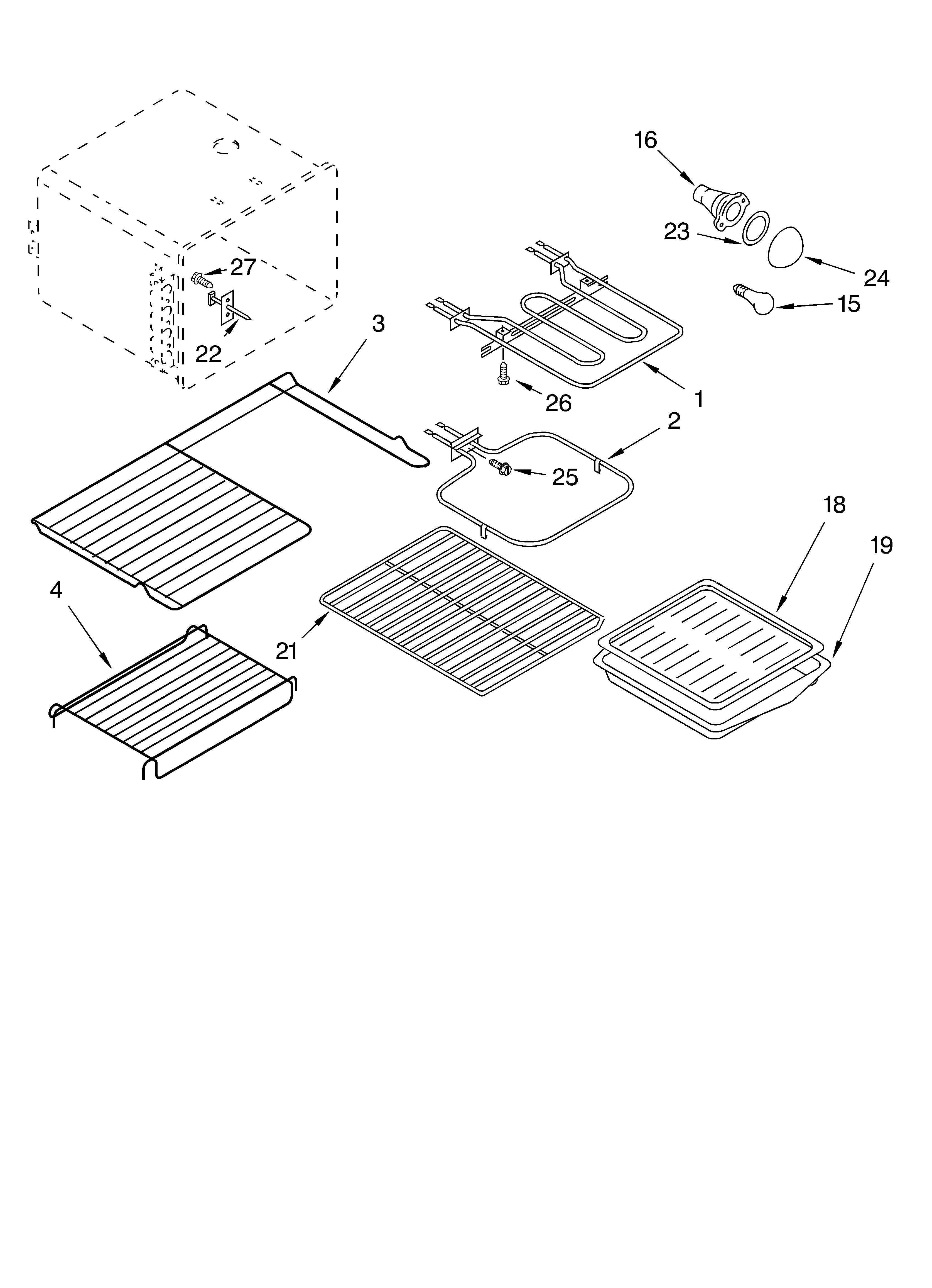 KitchenAid KERC700LBL0 oven diagram
