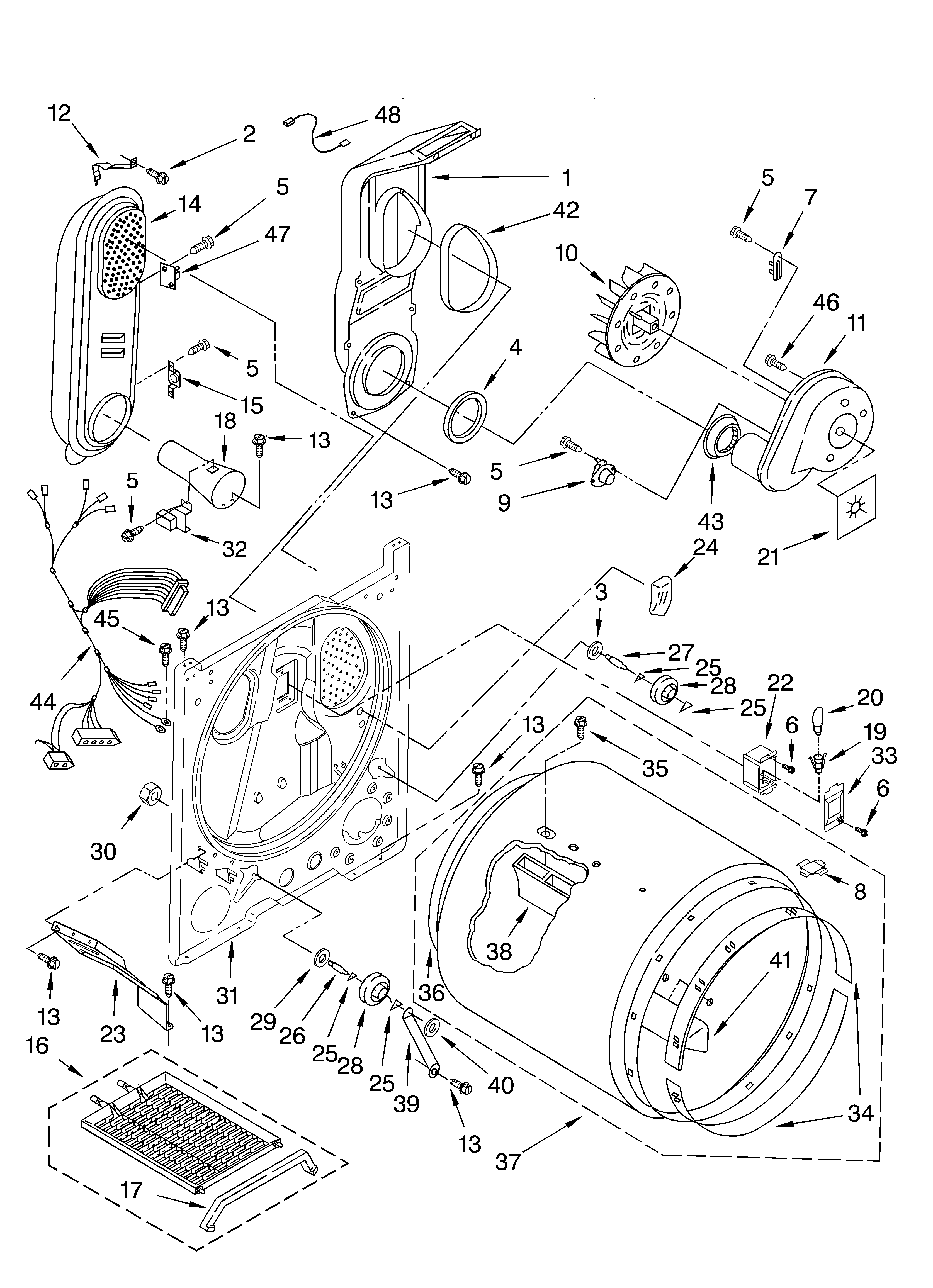 Whirlpool GGX9868JQ2 bulkhead diagram