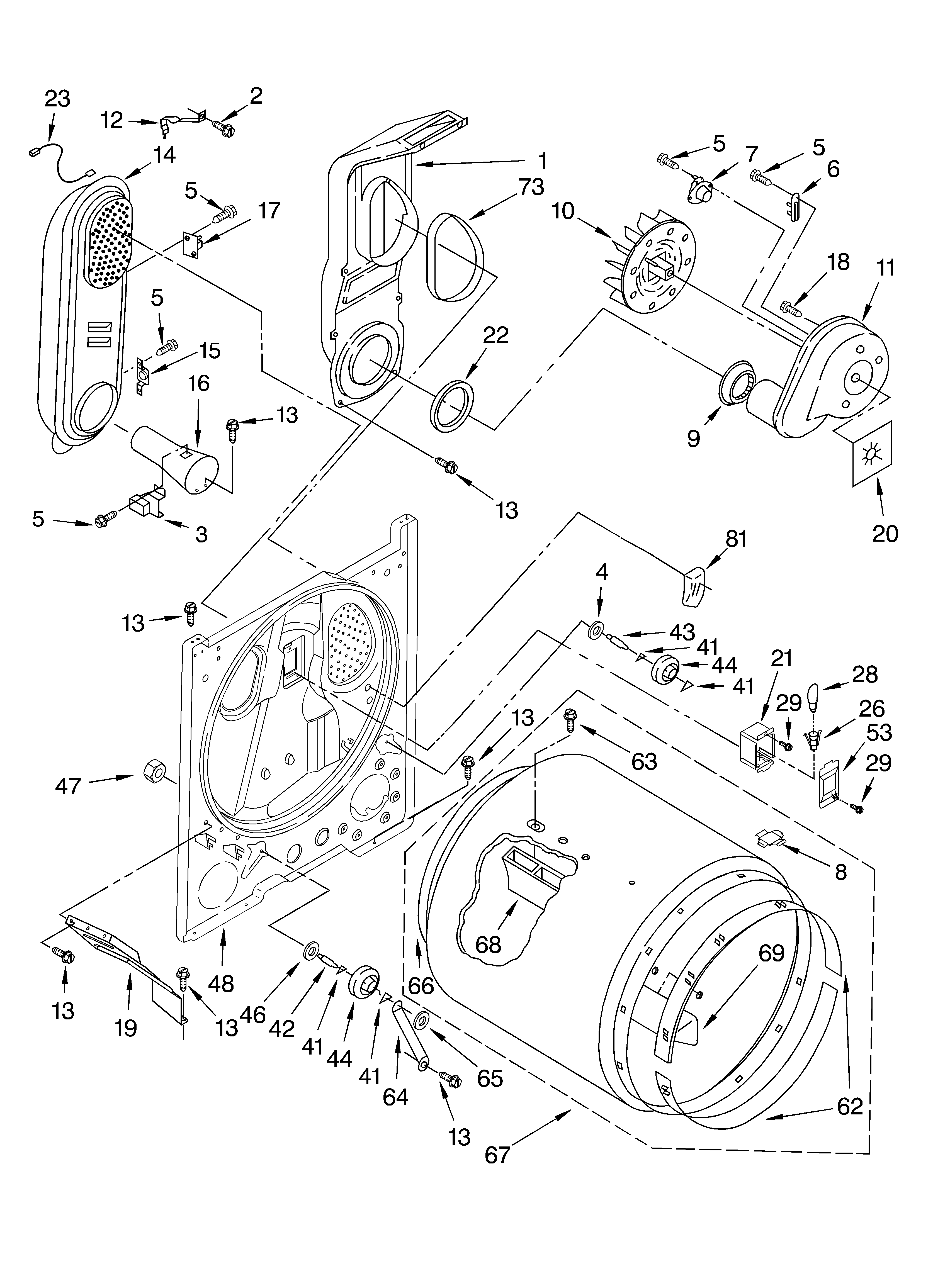 KitchenAid KGYS700JQ2 bulkhead diagram
