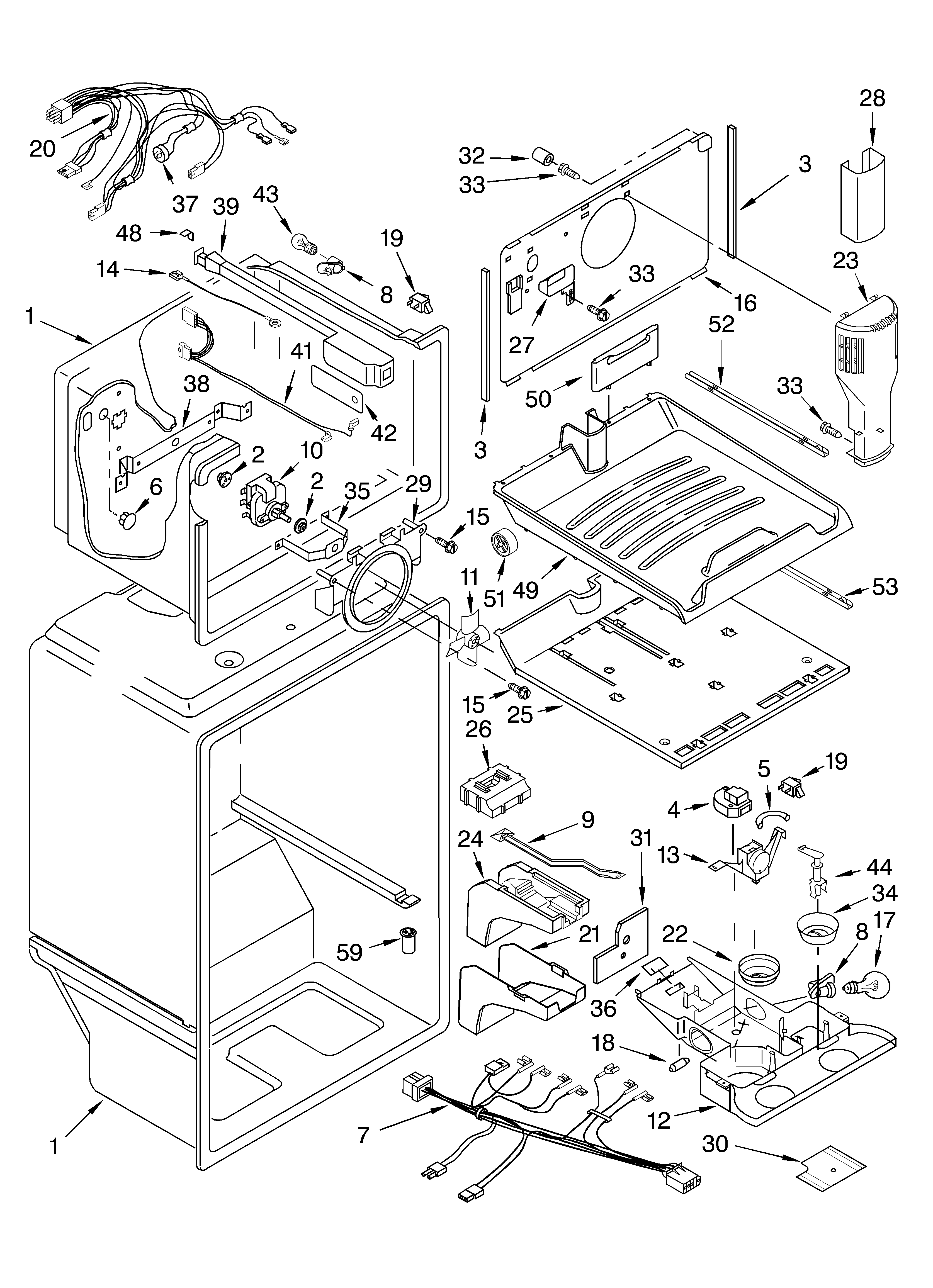 Whirlpool 8GR9SHKXKT02 liner diagram