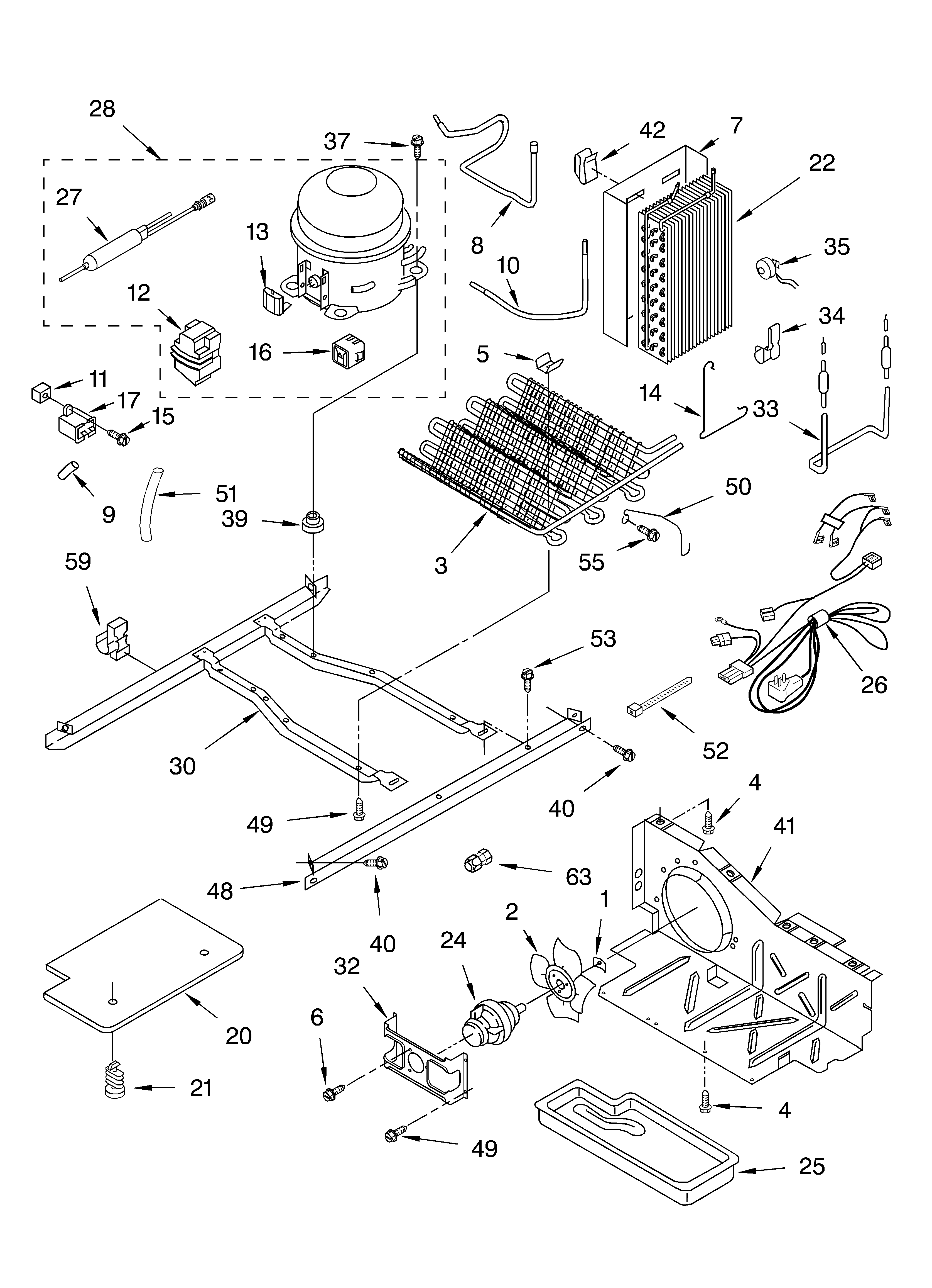 Whirlpool GD2SHAXLQ02 unit diagram