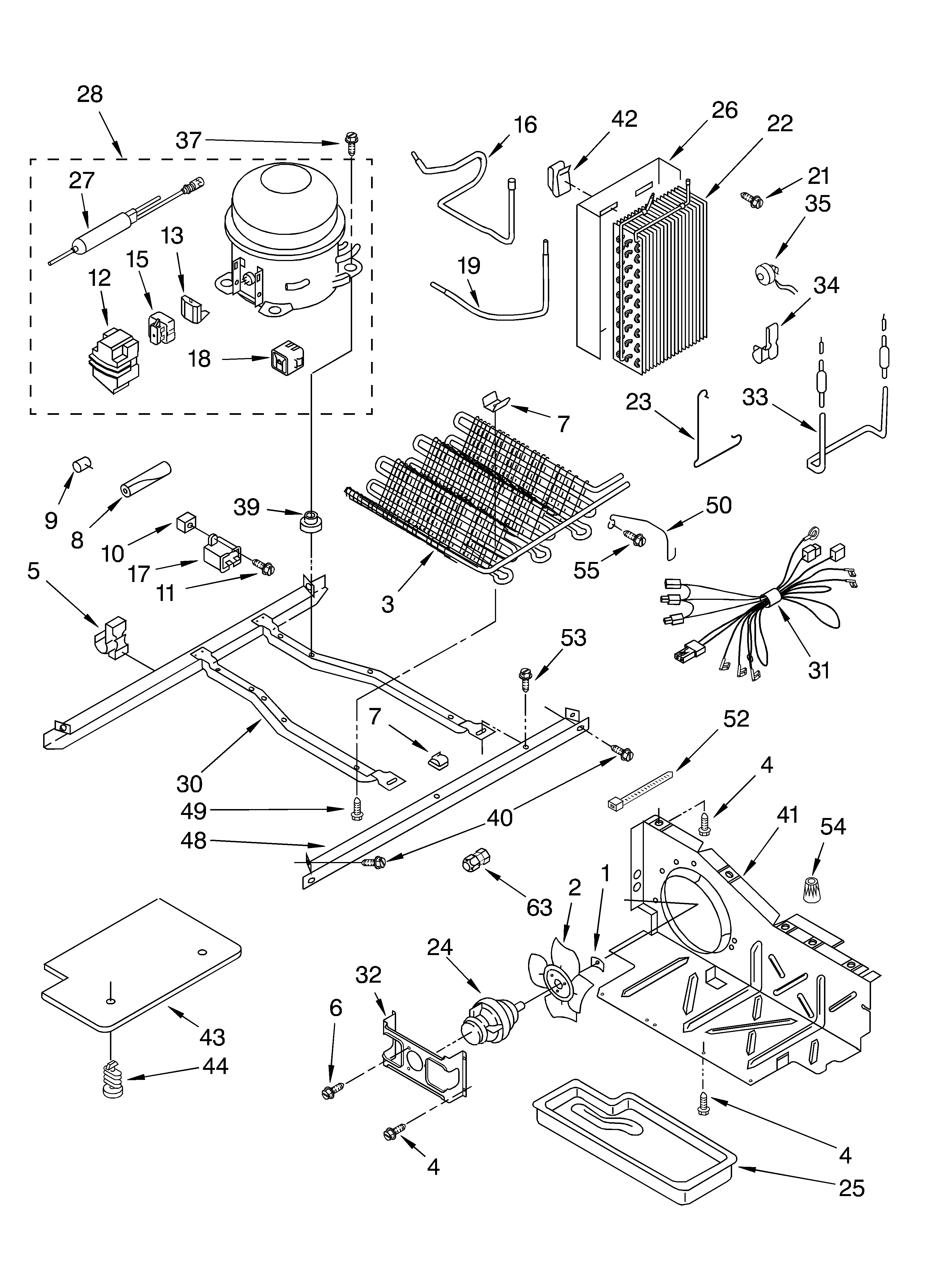 Whirlpool 6GD25DCXHW02 unit diagram