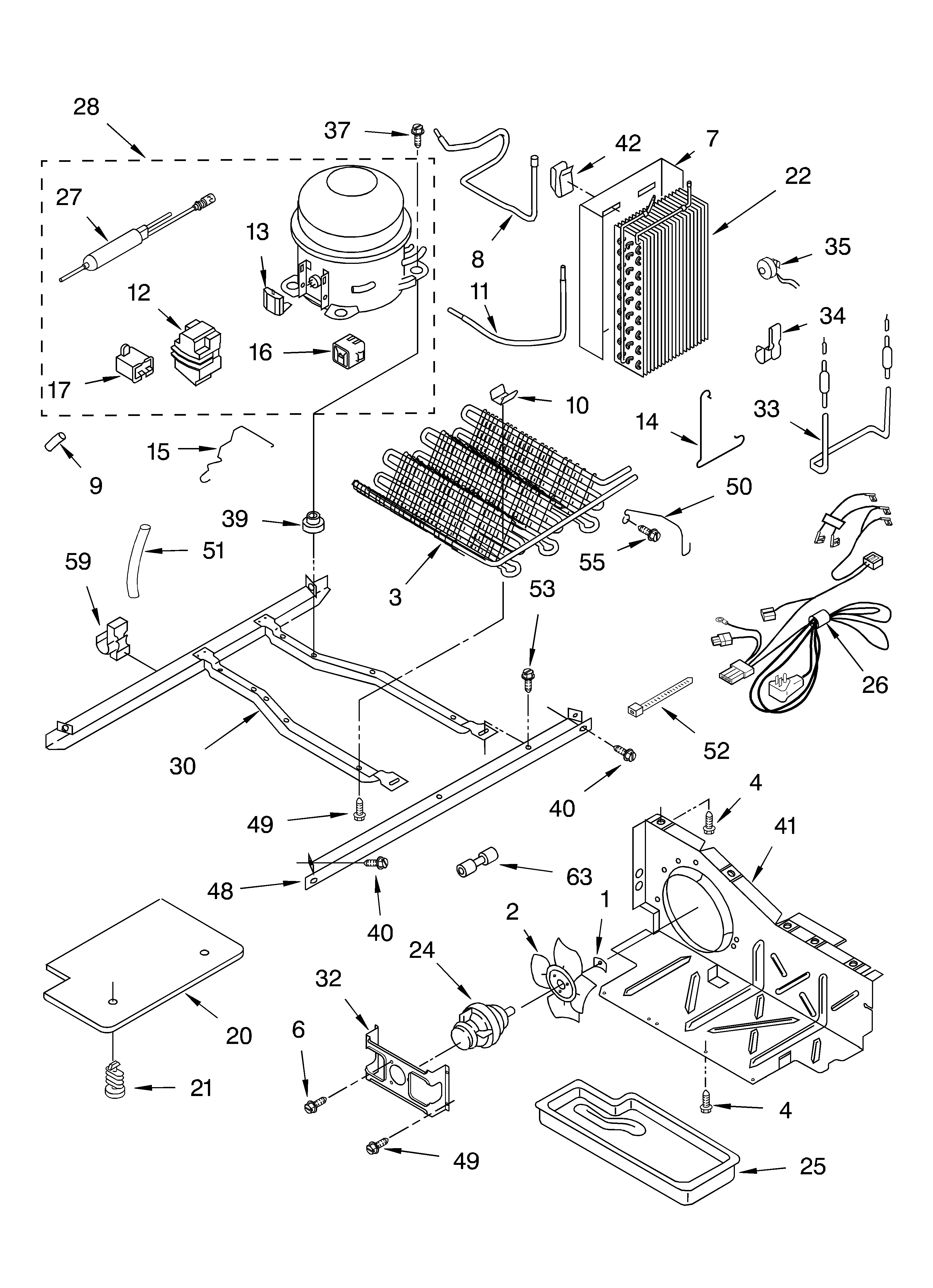 Whirlpool GS2SHAXLT03 unit diagram