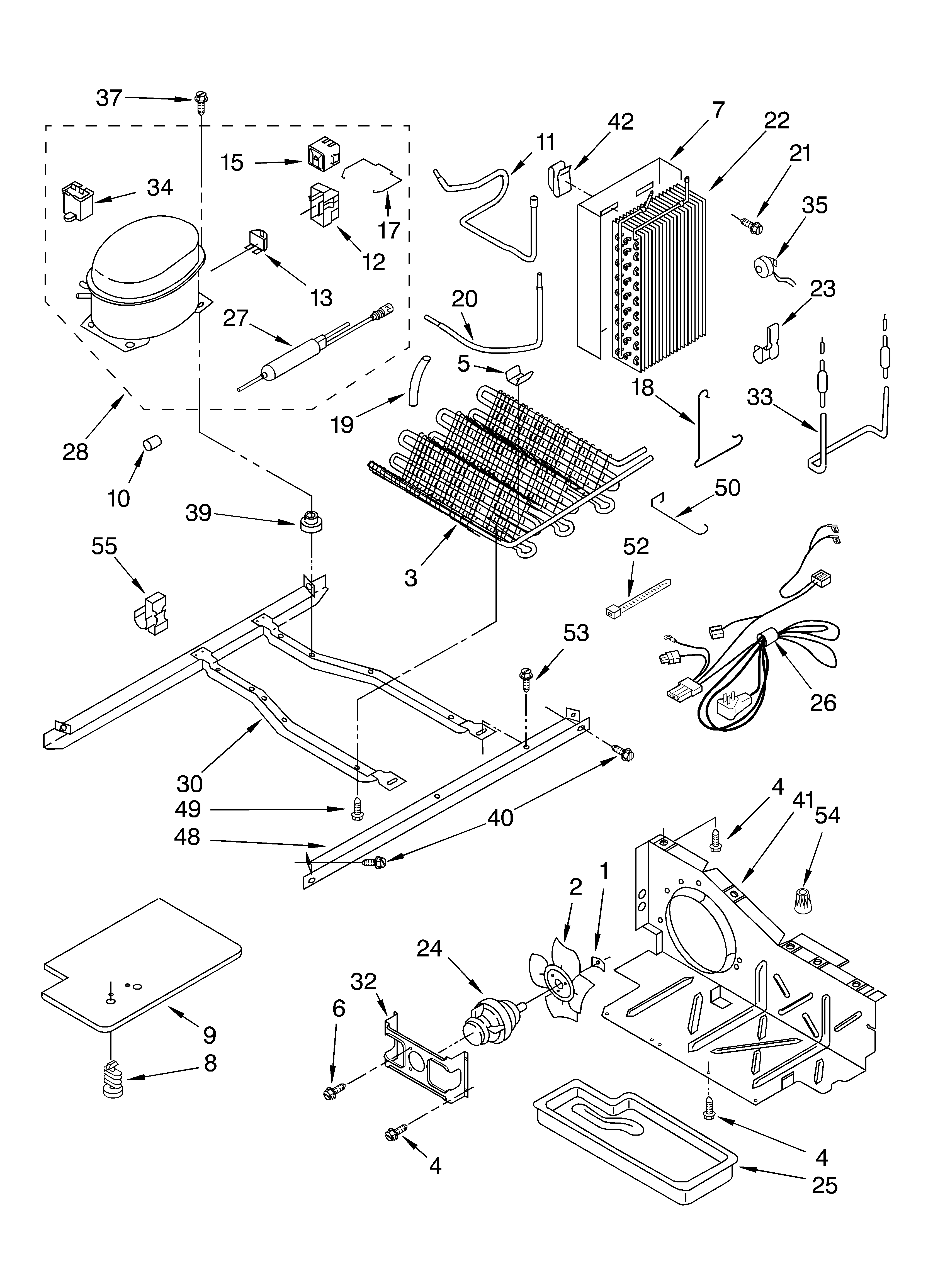 Whirlpool ED0GTKXKQ04 unit diagram