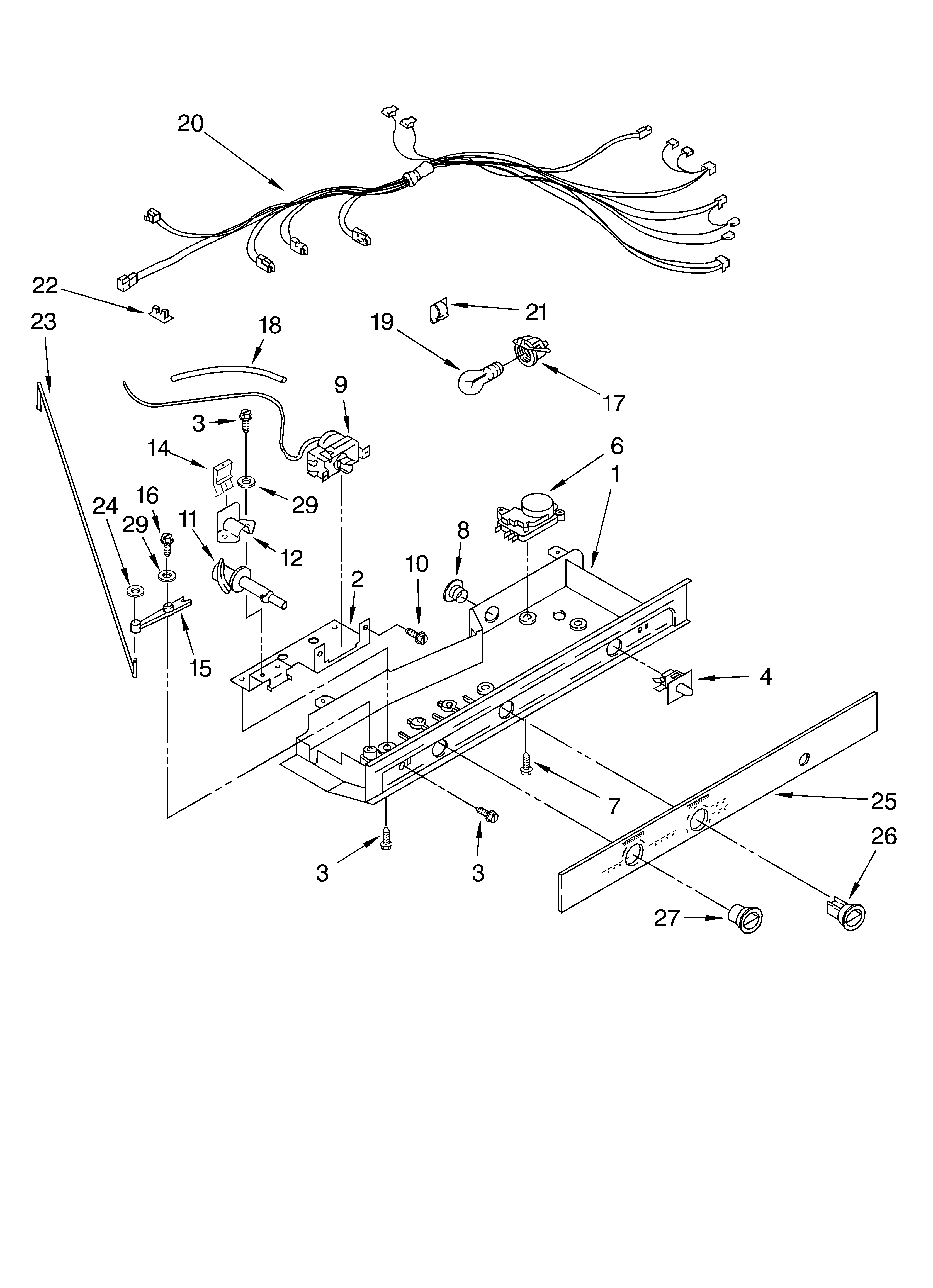 Whirlpool ED5FHEXLT01 control diagram
