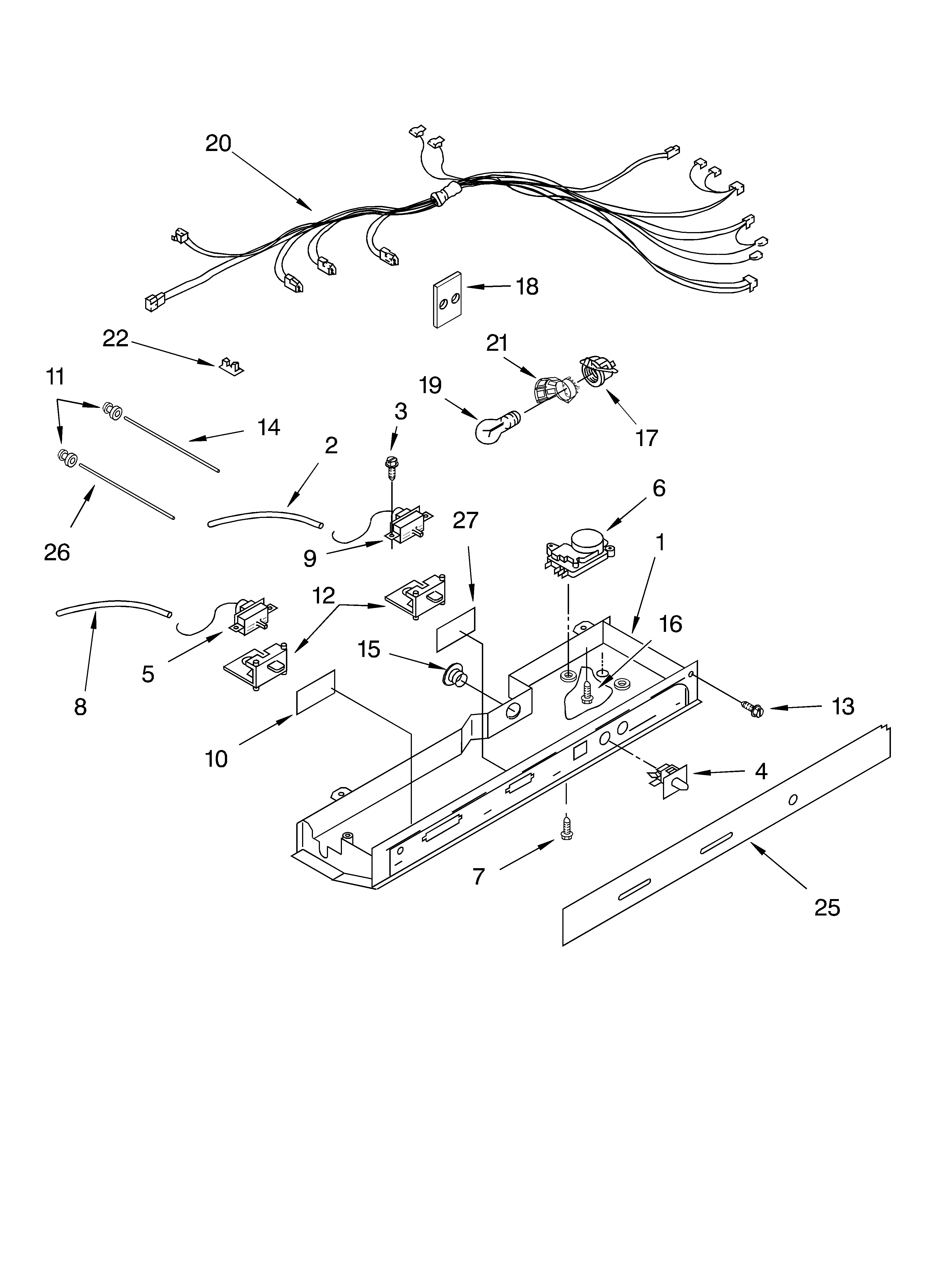 Whirlpool 4YGD25DCHT02 control diagram